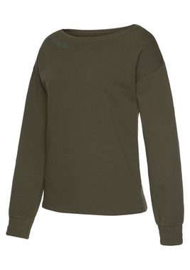 Bench. Loungewear Sweatshirt mit gerafften Ärmelbündchen, Loungeanzug