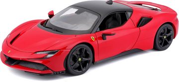 Bburago Sammlerauto Ferrari SF90 Stradale, rot, Maßstab 1:18