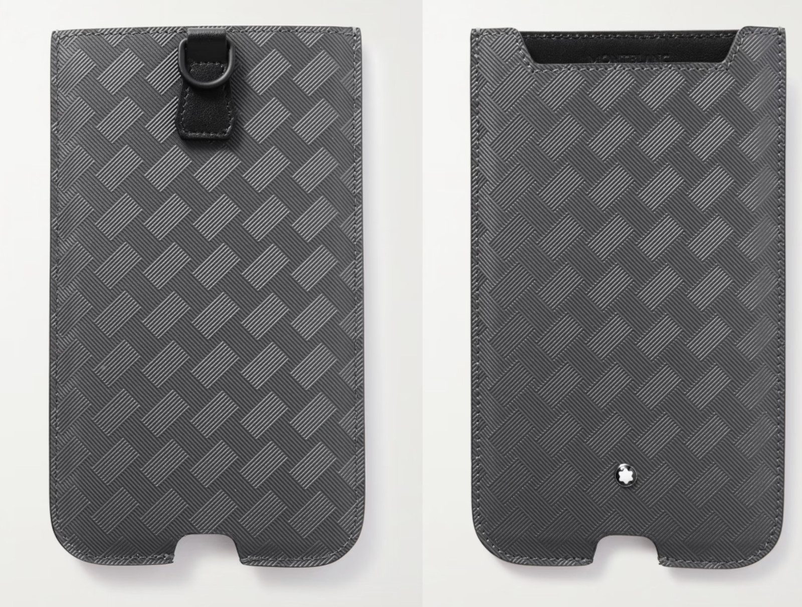 MONTBLANC Handyhülle MONTBLANC Extreme 3.0 Smartphone-Etui Cross-Grain Phone Case Bag Tasch