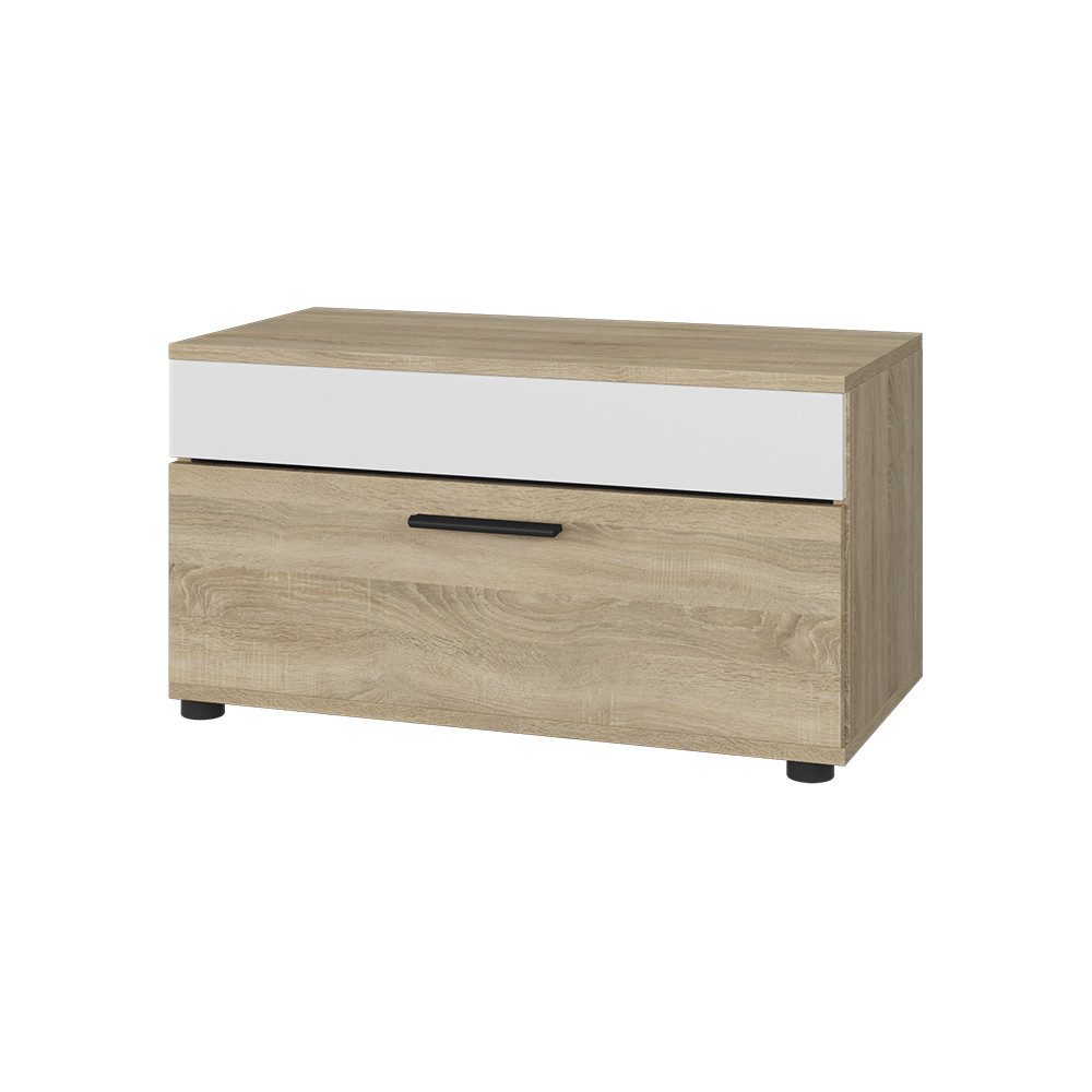 Vicco Bücherregal Berno, Sonoma/Weiß, 70.8 x günstig online kaufen
