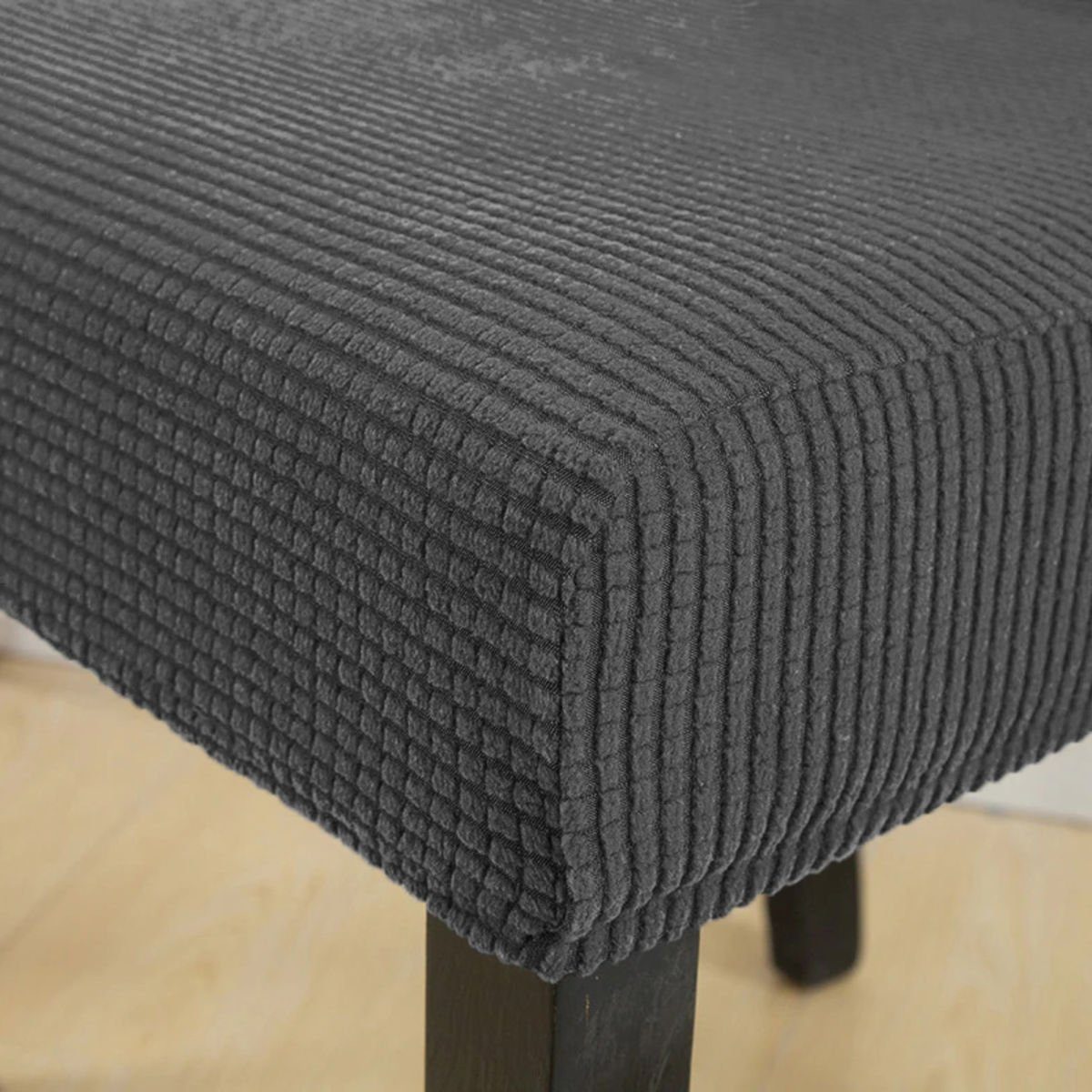 Melody Stuhlhusse Universal Stretch Stuhlbezug Stuhlüberzug elastisch Spannbezug, mit dezentem Muster, weich