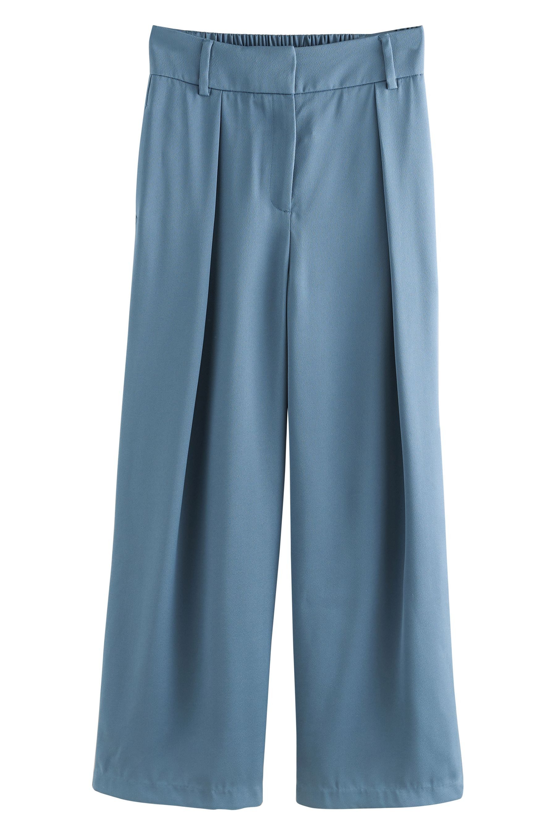 Next Dehnbund-Hose Satin-Hose mit weitem Bein und elastischem Bund (1-tlg) günstig online kaufen