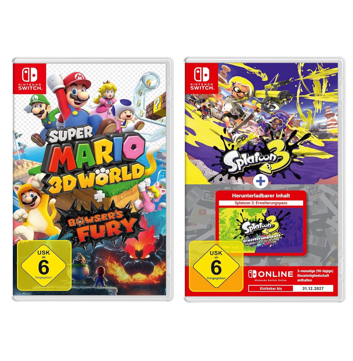 Super Mario 3D World + Bowser's Fury + Splatoon 3 (Erweiterungspass)
