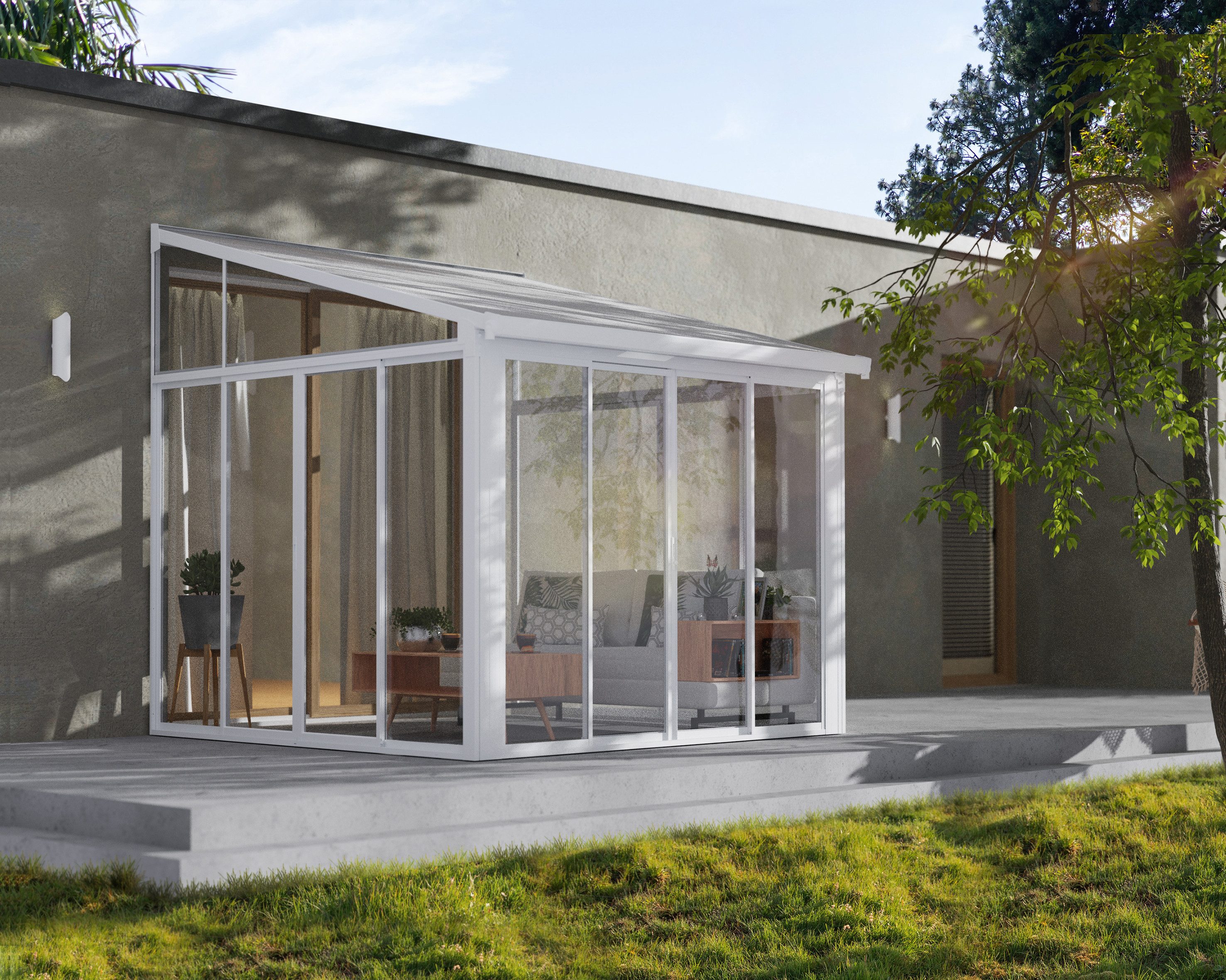 Palram - Canopia Wintergarten San Remo Alu Wintergarten, BxT: 314x294 cm, Polycarbonatverglasung