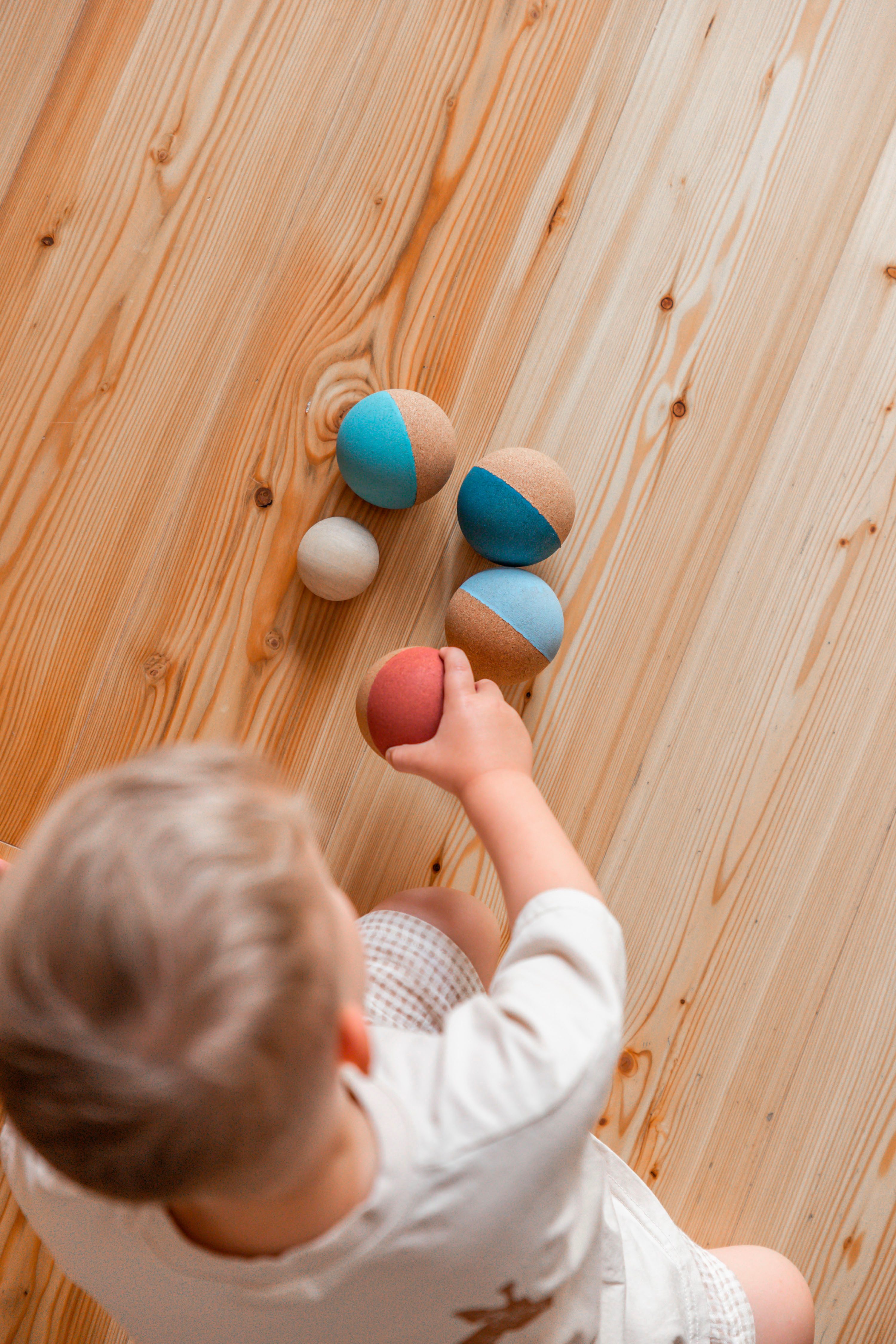 KORKO Spiel Champions - Kork Boccia Set, Familienspiel, Made in Europe