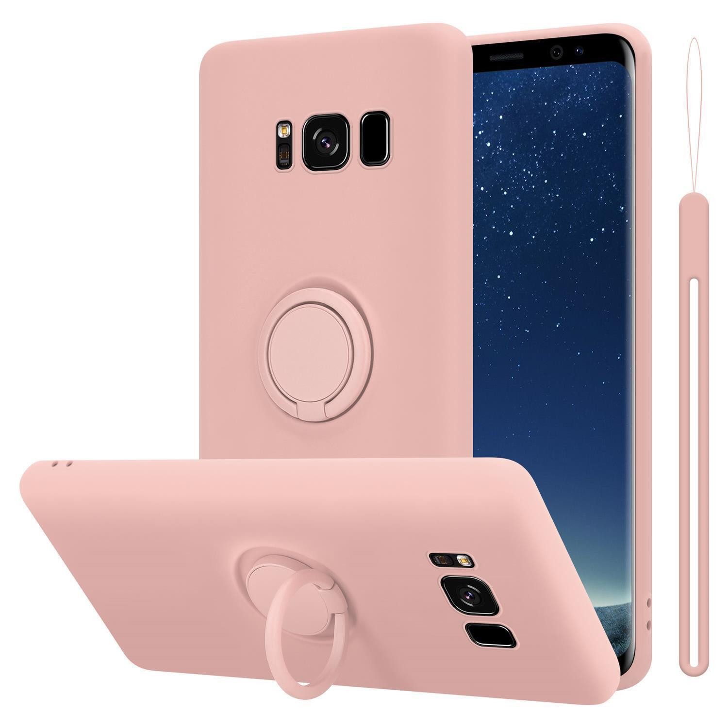 Cadorabo Handyhülle für Samsung Galaxy S8 Hülle Samsung Galaxy S8, Robustes Hard Case - Handy Schutzhülle - Hülle - Back Cover Bumper