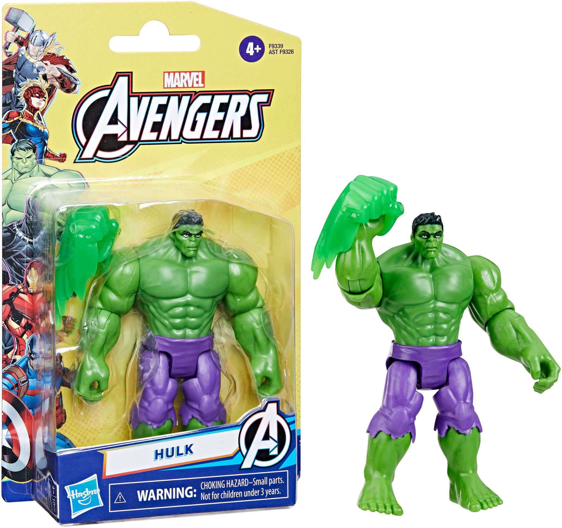 Hasbro Actionfigur Marvel Avengers, Hulk Deluxe