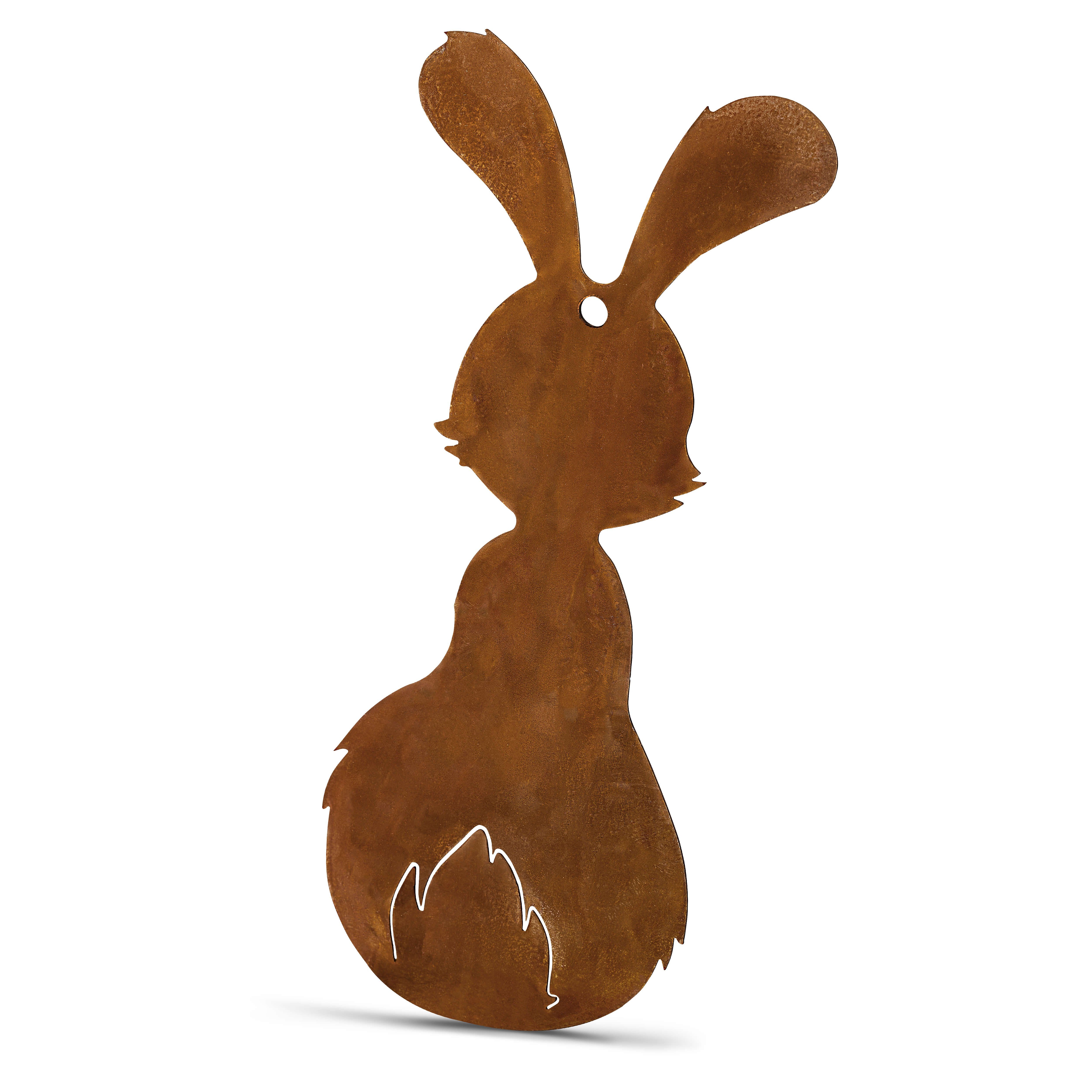 Rostikal Osterfigur Osterdeko Gartendeko Vintage Osterhasen, echter Rost günstig online kaufen