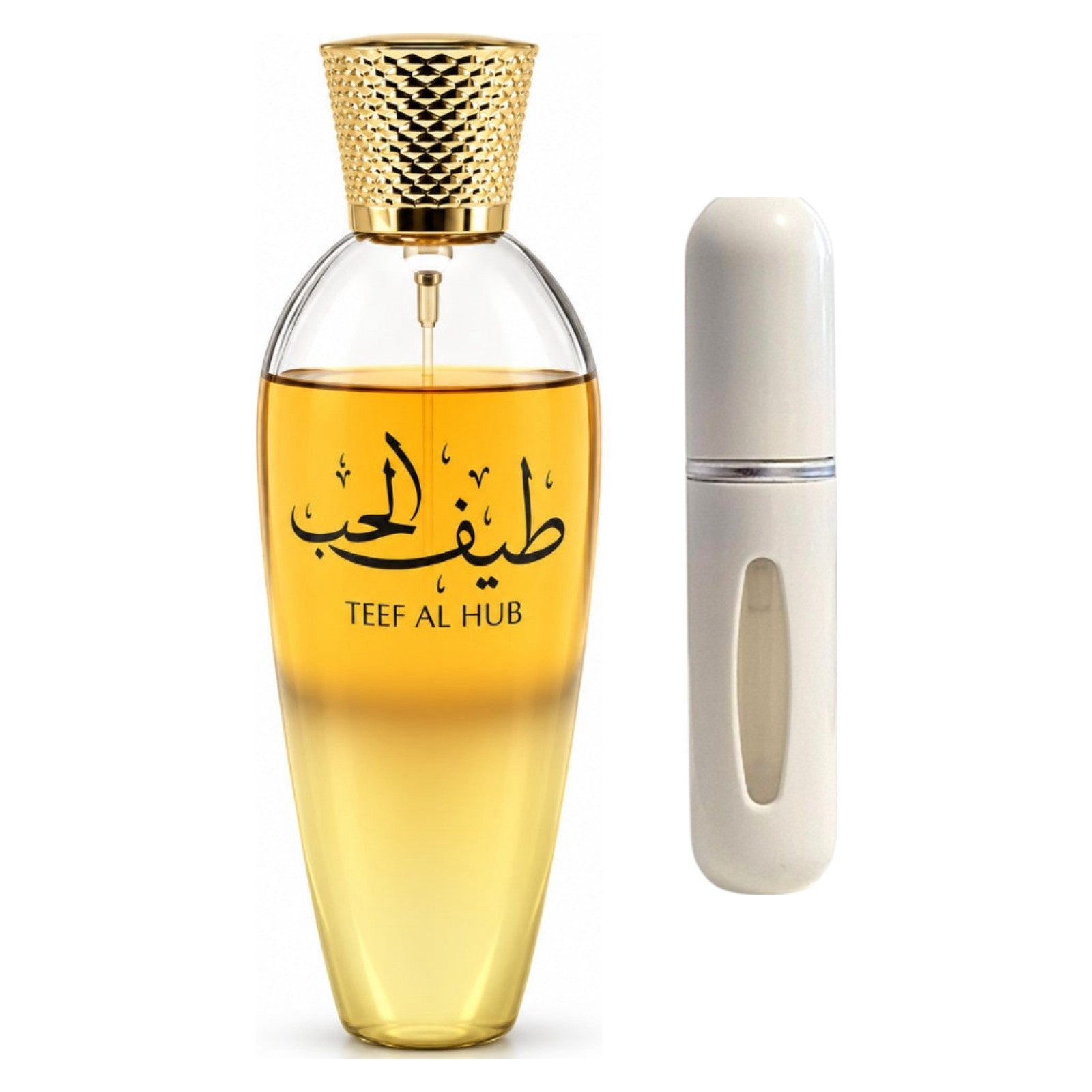 Ard Al Zaafaran Duft-Set Teef Al Hub EDP – Orientalisch Blumig Süß + Parfümzerstäuber (leer)