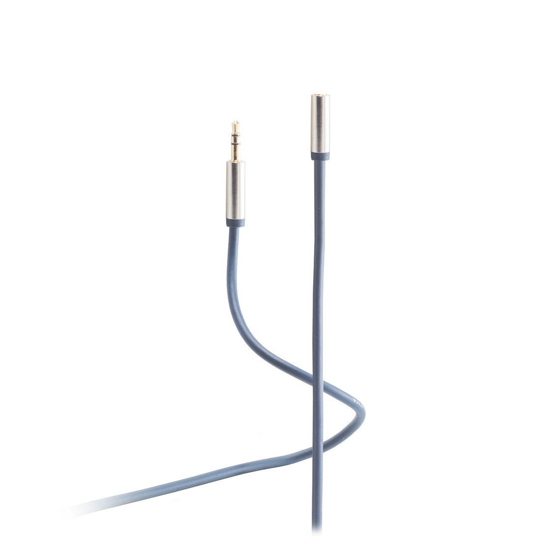Flexline® 3,5mm Klinken-Verlängerung Stecker/ Buchse 1,5m Audio-Kabel, (150,00 cm)