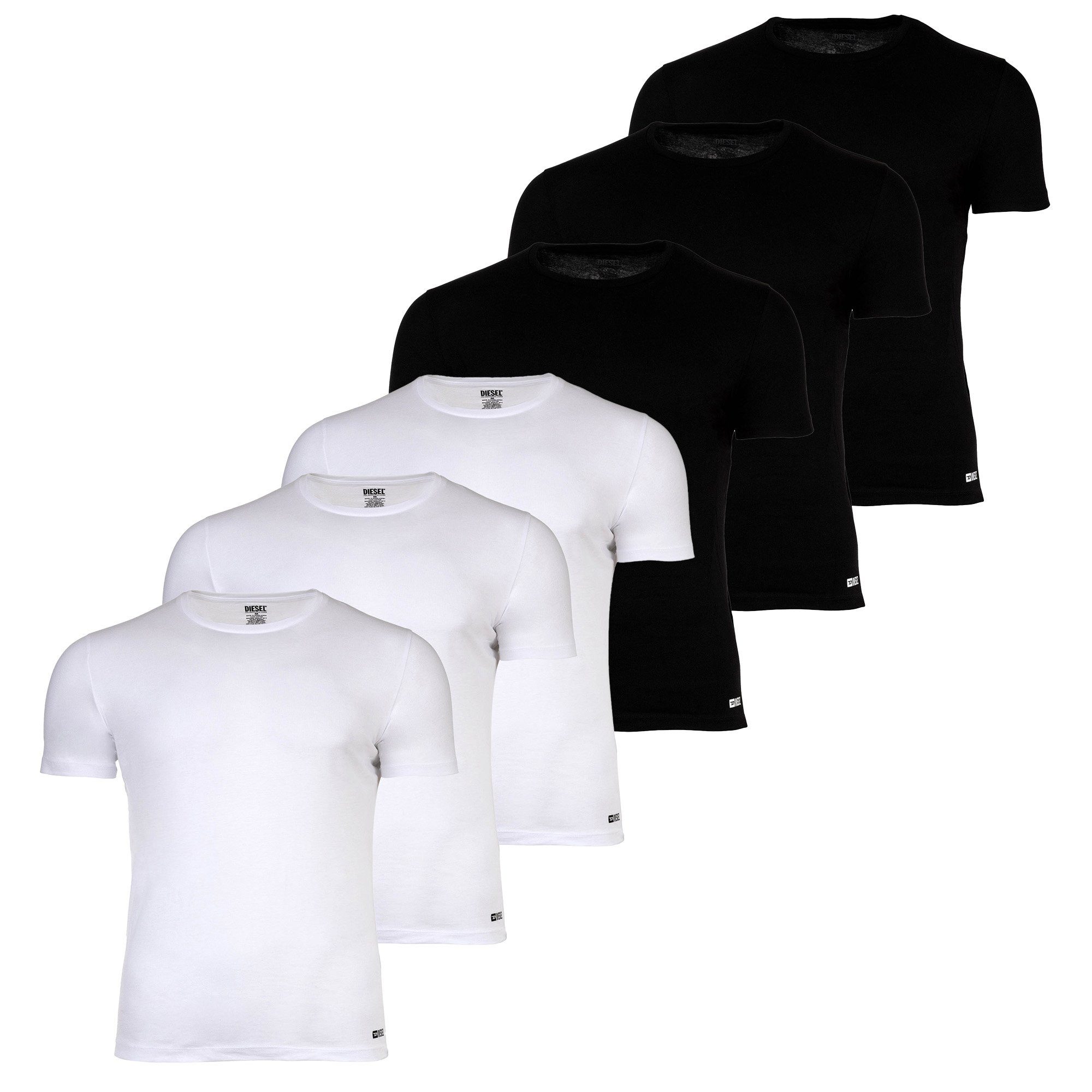 T-Shirt Herren T-Shirt 6er Pack Baumwolle