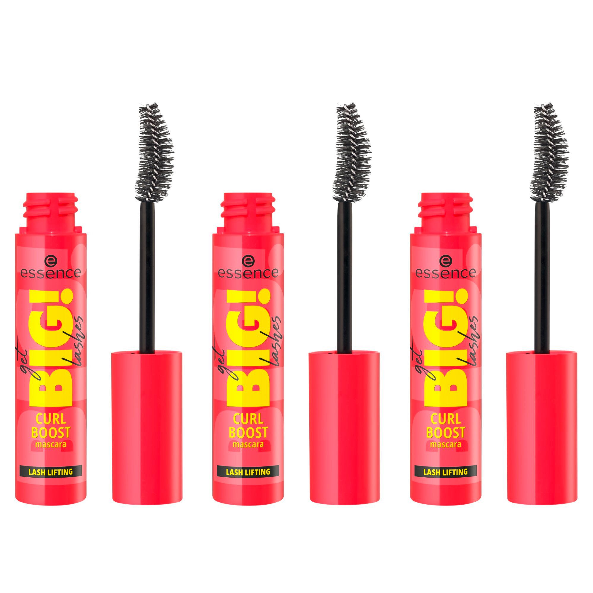 Essence Mascara get BIG! lashes CURL BOOST mascara, 3-tlg.