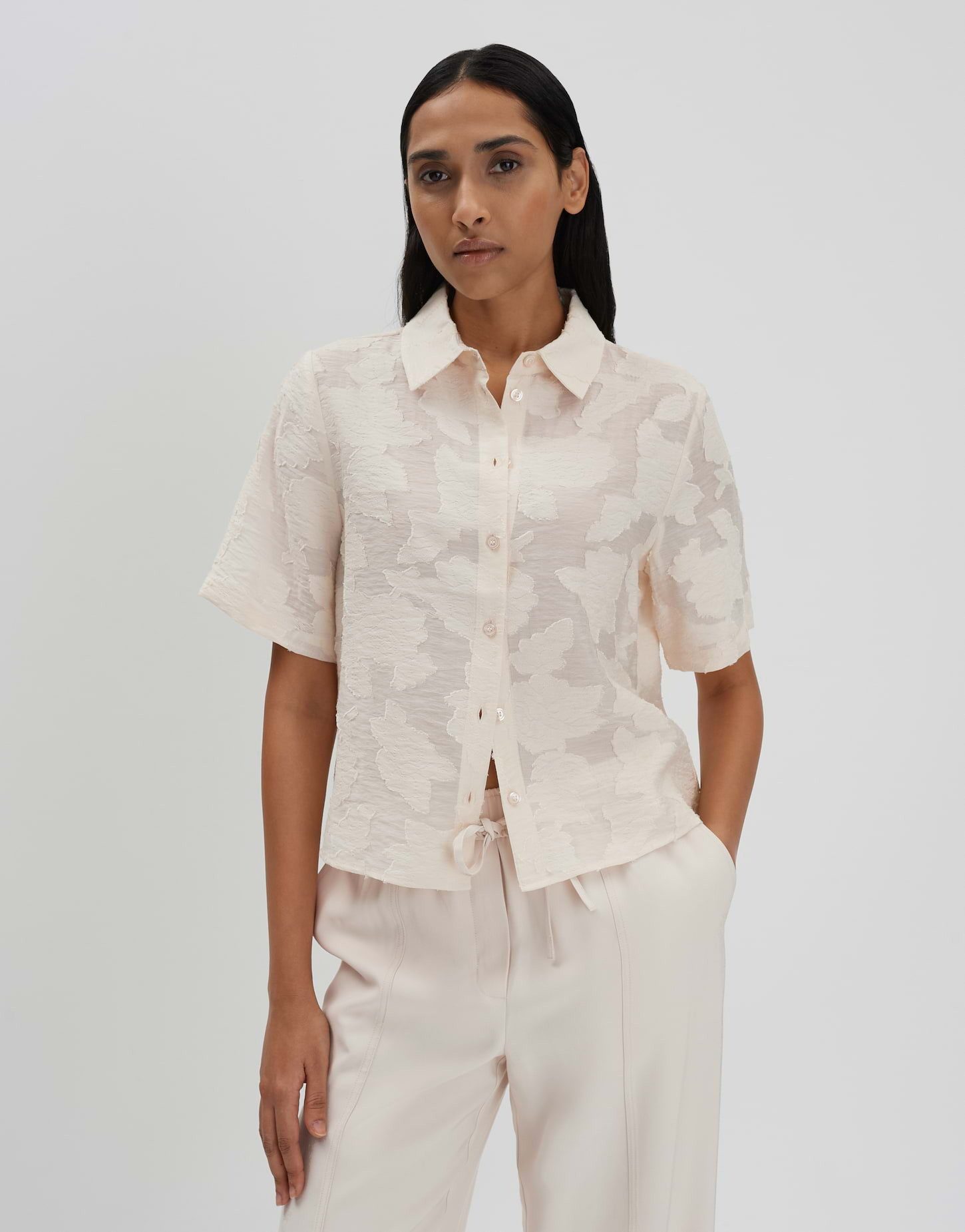 someday Kurzarmbluse ZLORALA Regular mit floralem günstig online kaufen