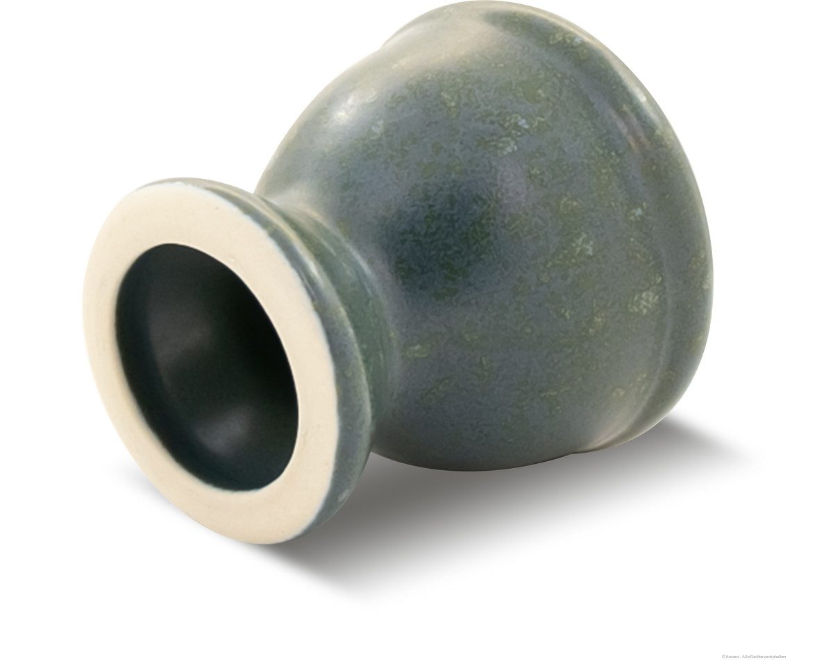 Bunzlauer Keramik Eierbecher Bunzlauer Keramik Eierbecher klassisch hoch Ø5,4cm x H5,2cm Dek ZIELON