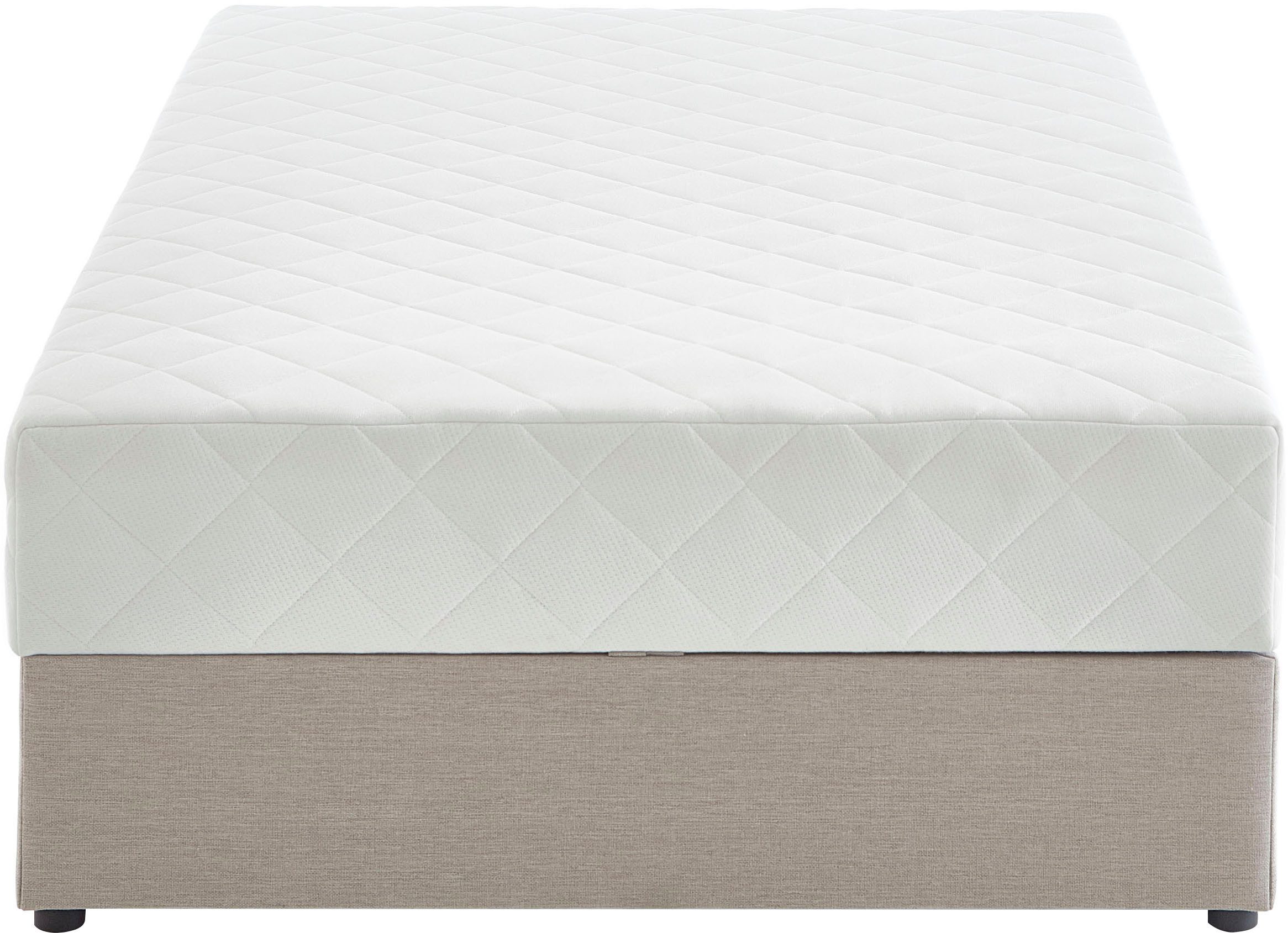 ATLANTIC home collection Boxbett BELINA, mit Taschenfederkernmatratze und geräumigem Bettkasten