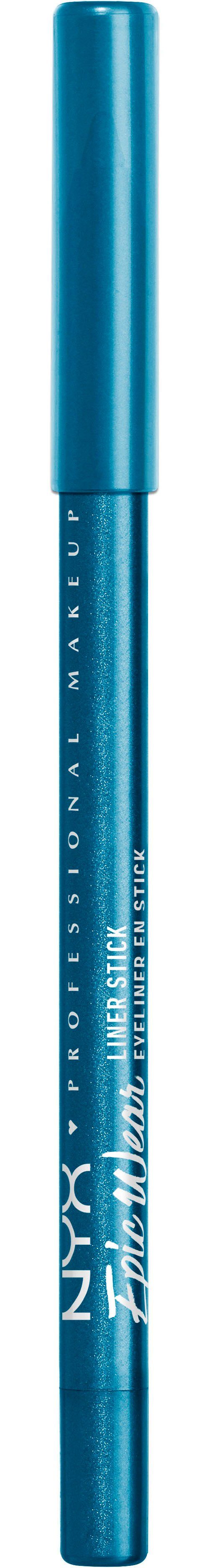 NYX PROFESSIONAL MAKEUP Eyeliner EPIC WEAR LINER STICKS, kräftige Pigmentierung, Waterproof, metallisch glänzend