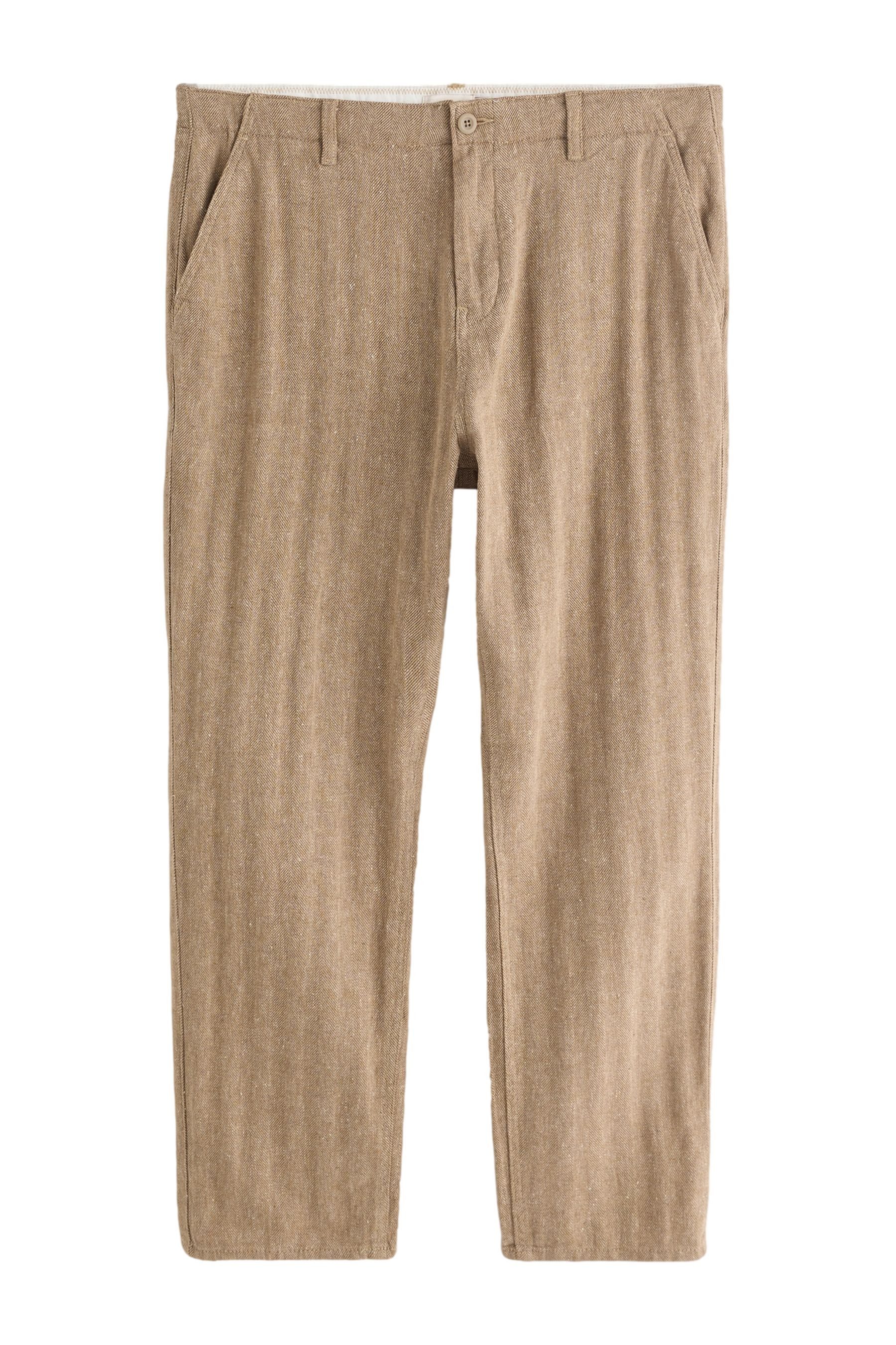 Leinenhose Signature Heritage Regular Fit Bundfaltenhose