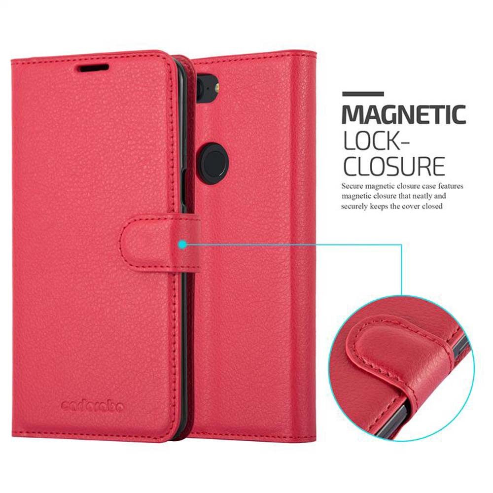 Cadorabo Handyhülle für OnePlus 5T Hülle OnePlus 5T, Hülle Schutzhülle mit Standfunktion, Kartenfach und Magnetverschluss