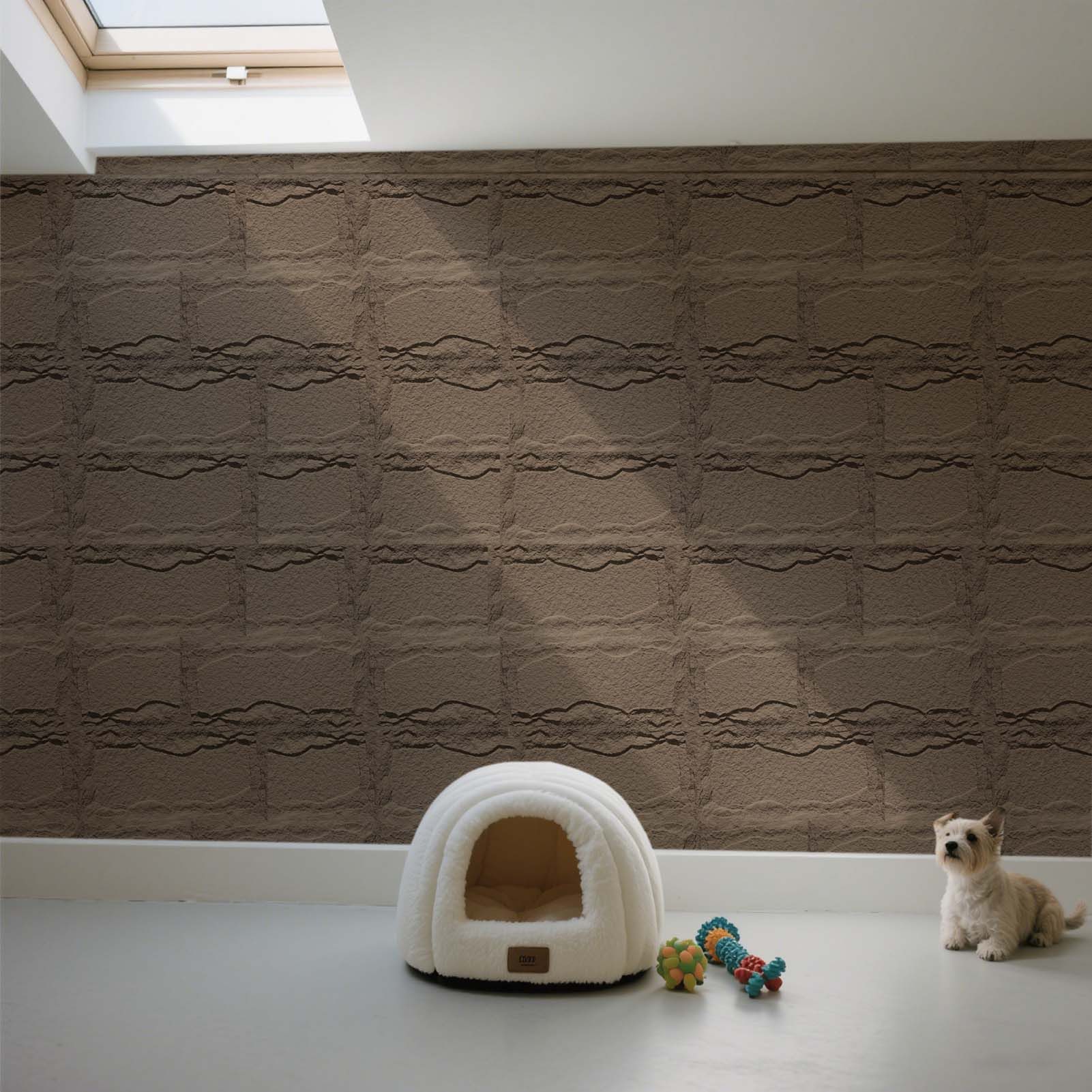 mepiq Dekorpaneele Selbstklebende Wandpaneele in Steinoptik Verdickung PU Wandverkleidung, (6-tlg., (120x60x5 cm) für Küche & Schlafzimmer – 1 Stück)