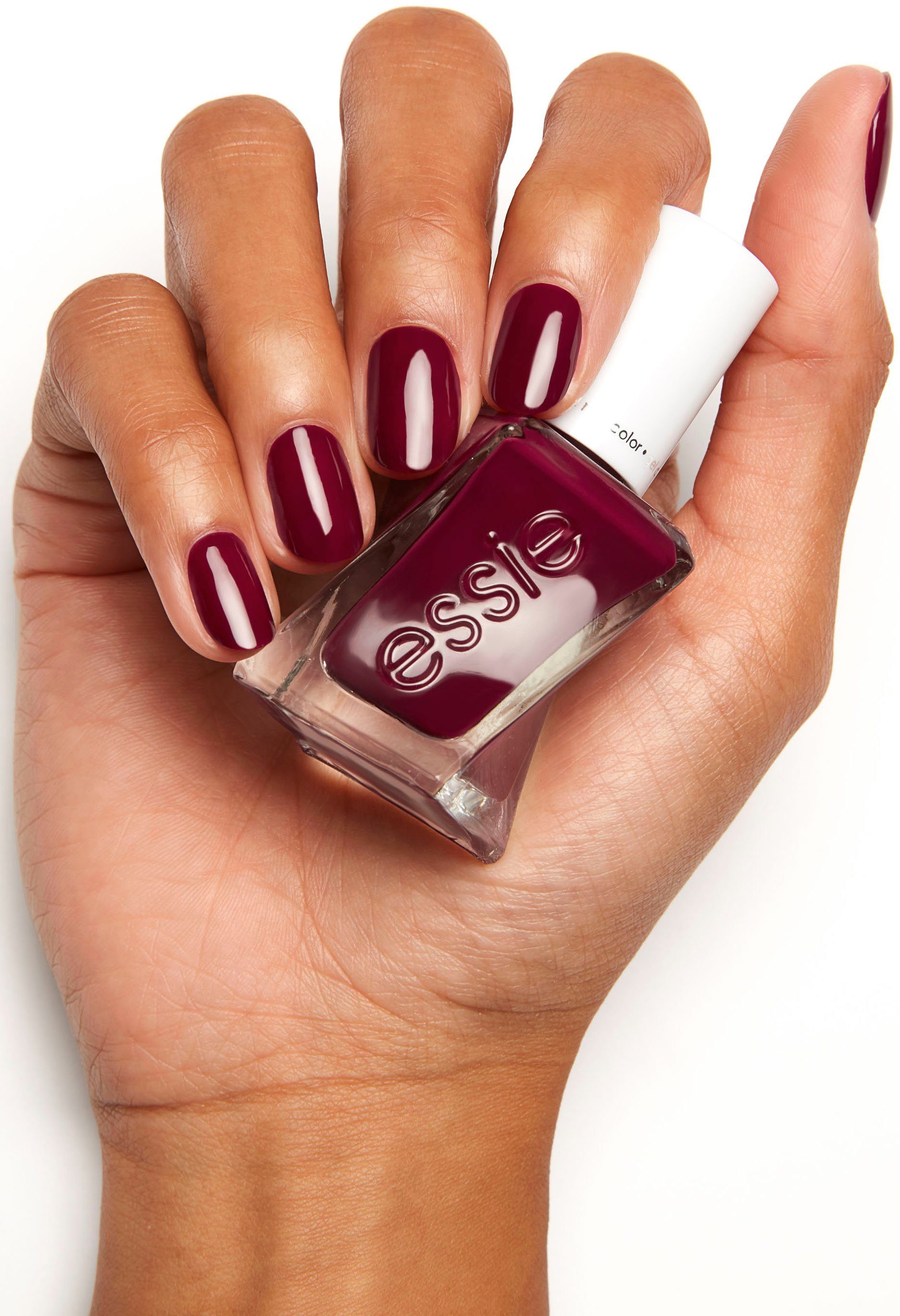 essie Gel-Nagellack Bordeaux Gel Nr. clicks model 370 Couture