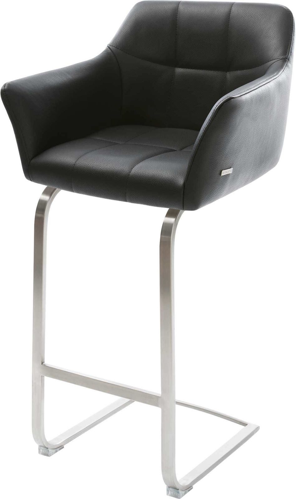 DELIFE Barhocker Yulo-Flex, Freischwinger flach Edelstahl günstig online kaufen