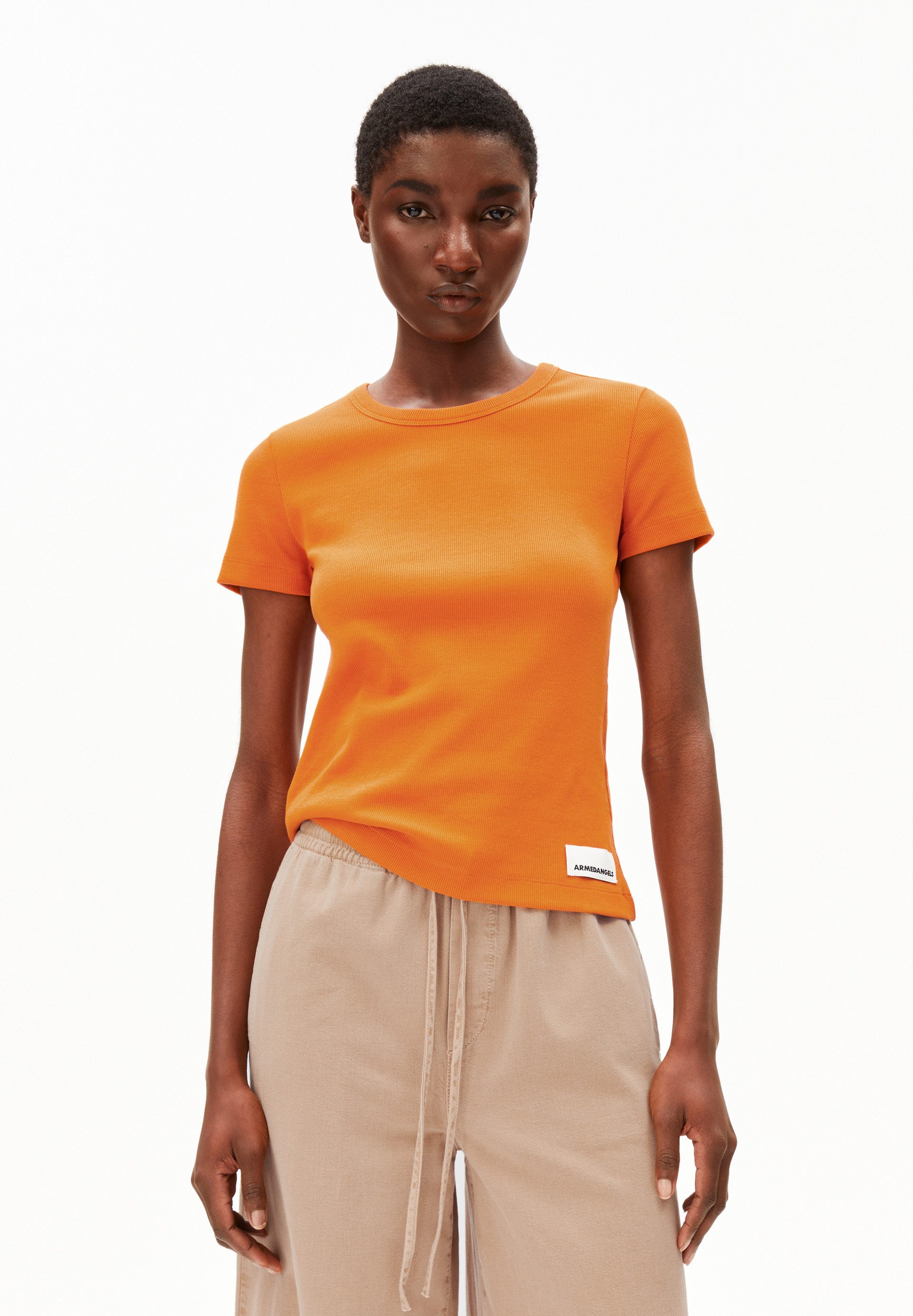 Armedangels T-Shirt KARDAA Ripp-T-Shirt aus Bio-Baumwoll Mix Slim Fit günstig online kaufen
