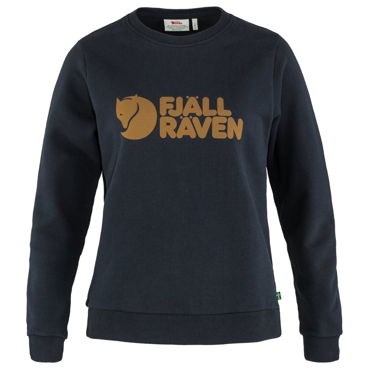 Fjällräven Sweatshirt Logo Sweater Damen blau