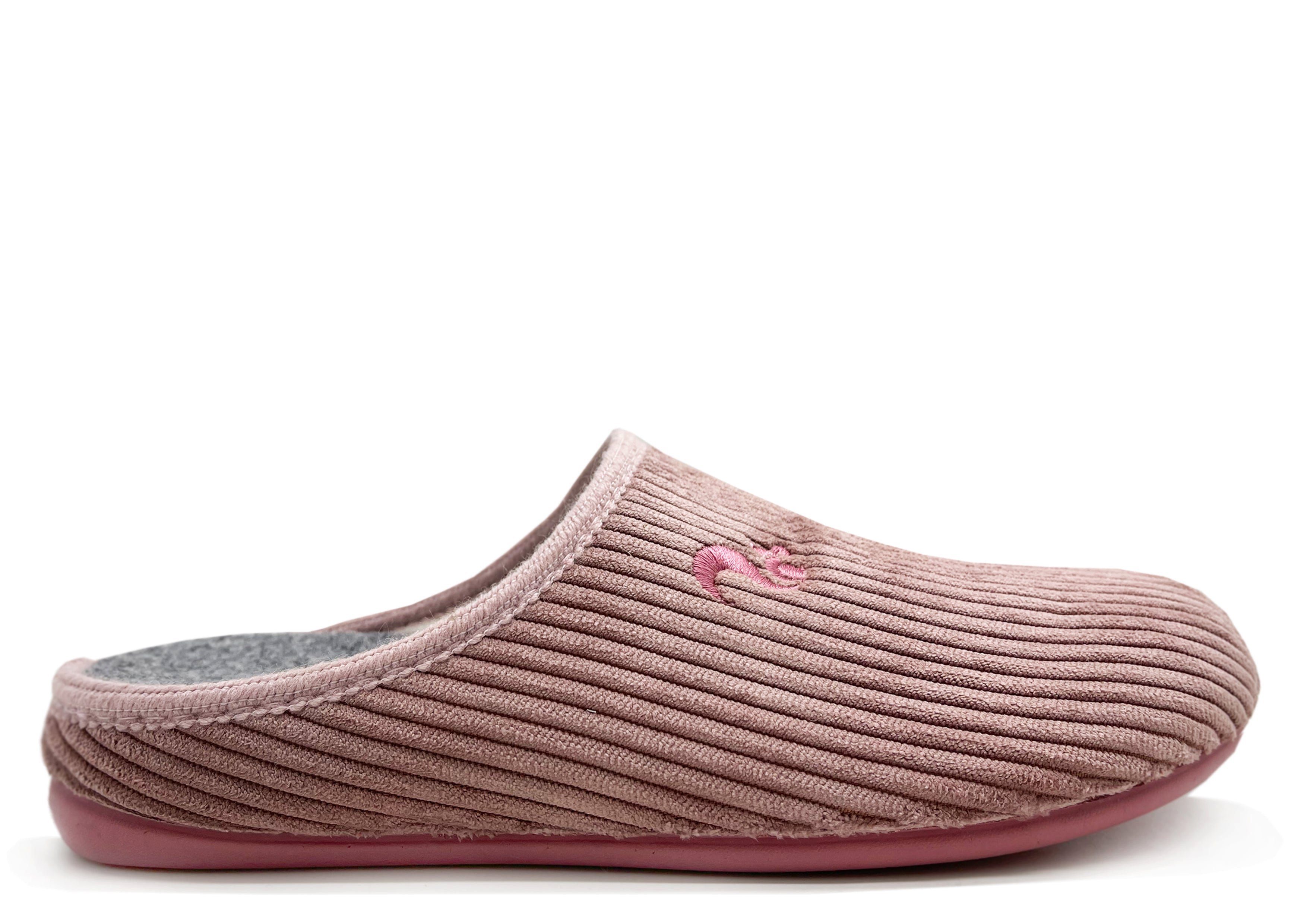 thies 1856 ® Eco Cord Slipper Slipper Vegan rose