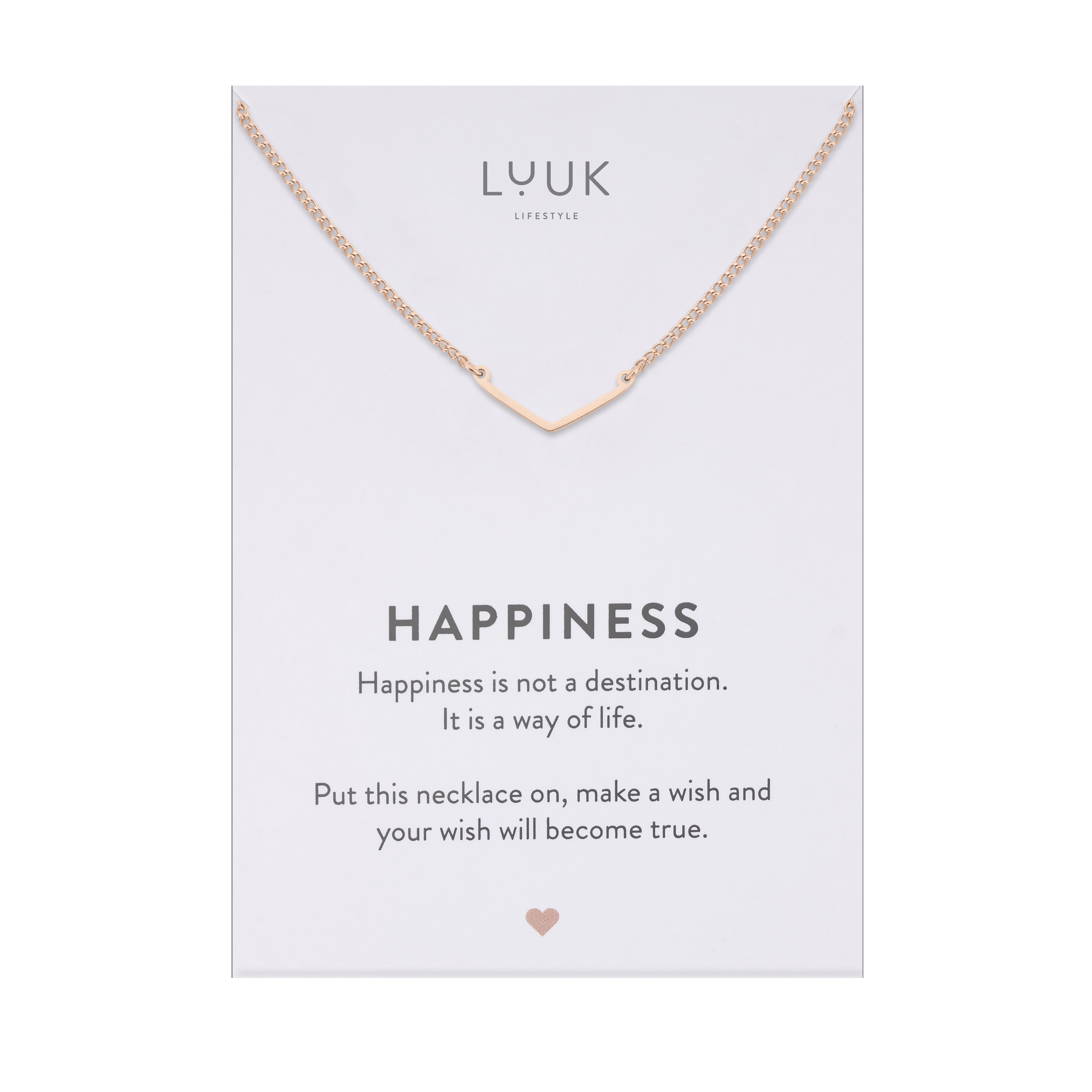 LUUK LIFESTYLE Kette mit Anhänger Chevron, günstig online kaufen