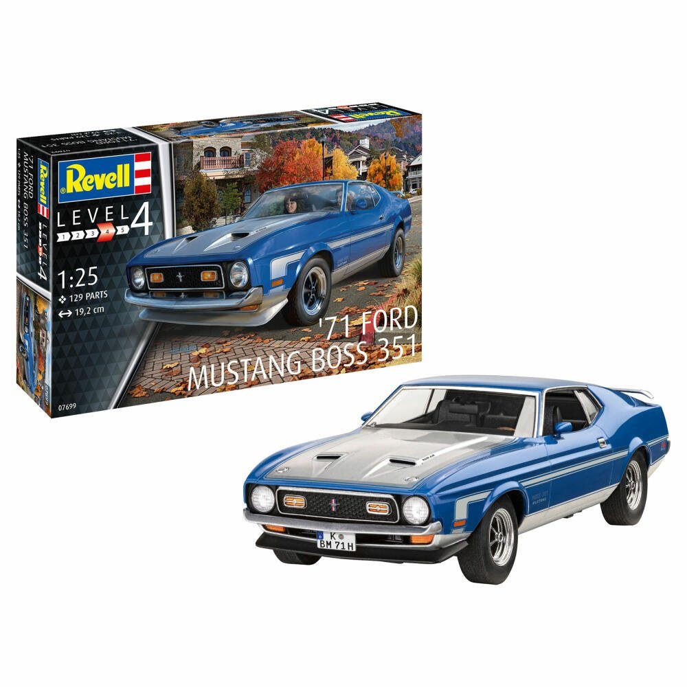 Modellbausatz 71 Ford Mustang Boss 351