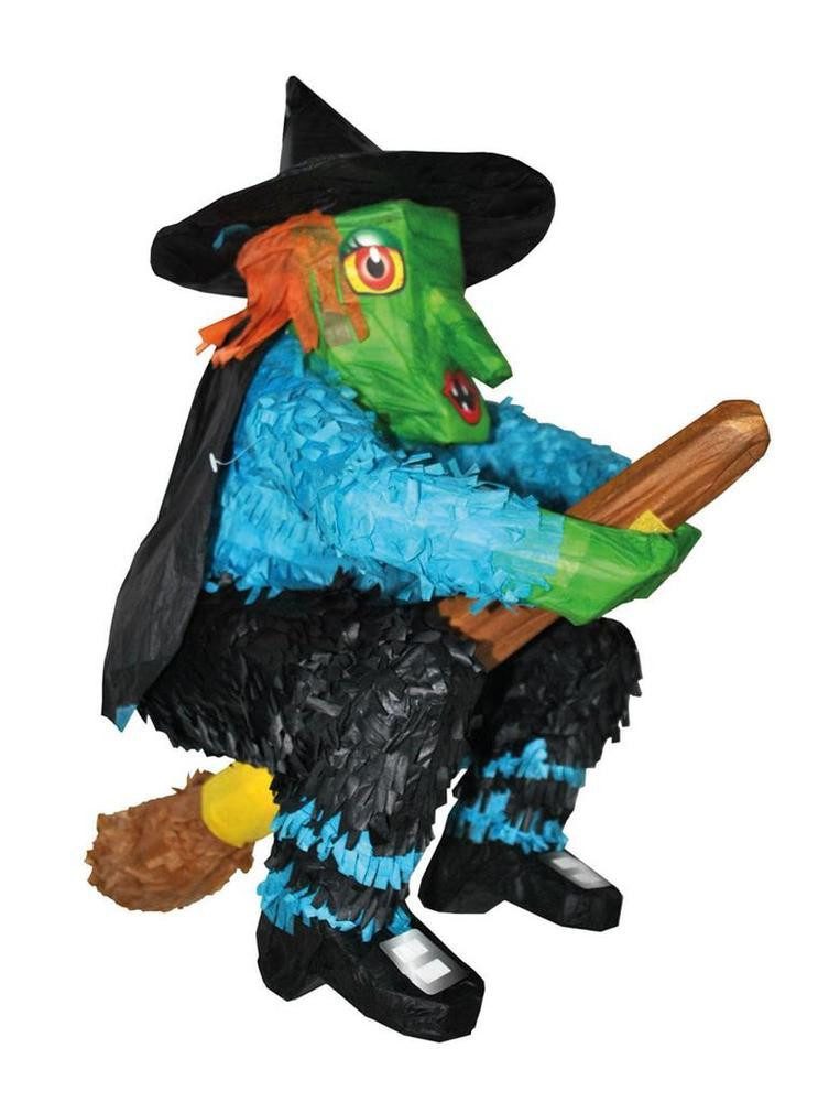 Funny Fashion Dekoobjekt Pinata - Geburtstags Dekoration, Hexe 48 x 45 cm