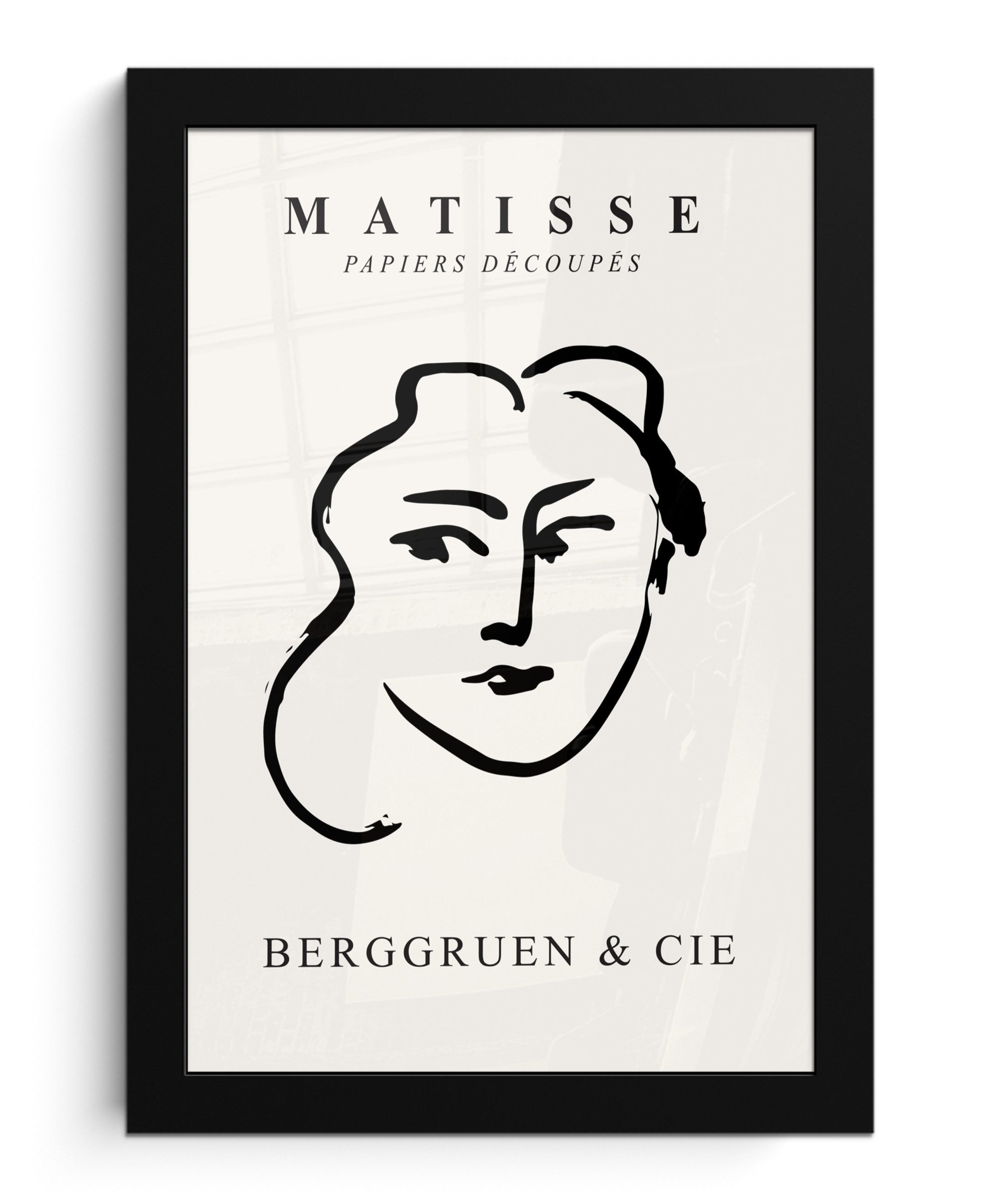 Abstraktes Leinwand-Bild 'Matisse Tanz' - Boho Deko Für Wohnzimmer & Büro (30x40cm)