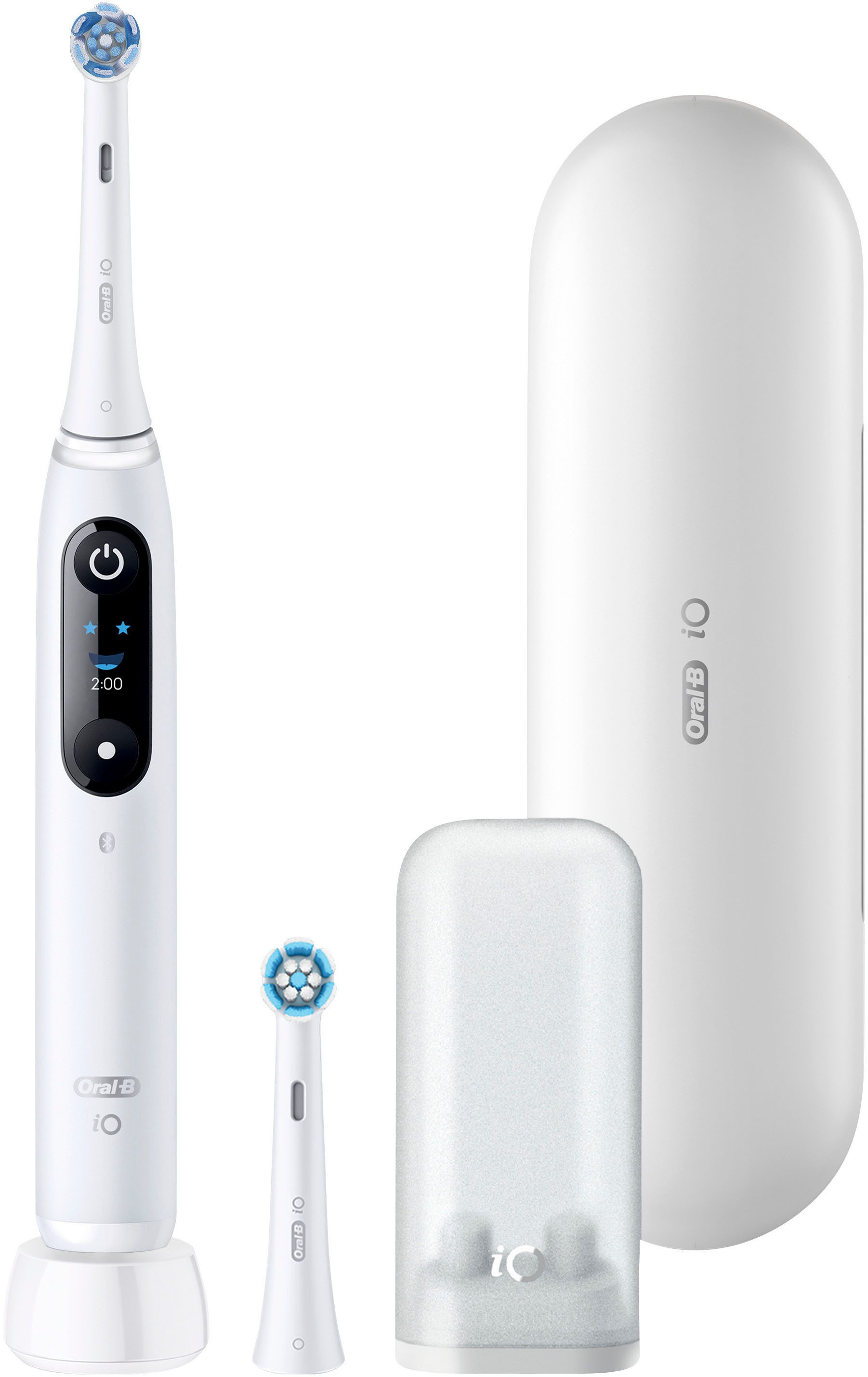 Oral-B Elektrische Zahnbürste iO 6, Aufsteckbürsten: 2 St., mit Magnet-Technologie, Display, 5 Putzmodi, Reiseetui – Bild 2 von 5