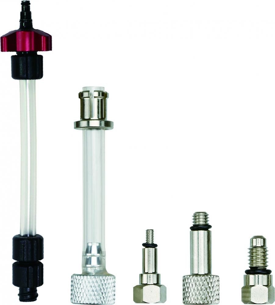 Jagwire Hydraulikleitung Jagwire Ersatz-Adapter-Set Pro Bleed Kit Silber - Bremsadapter für DOT