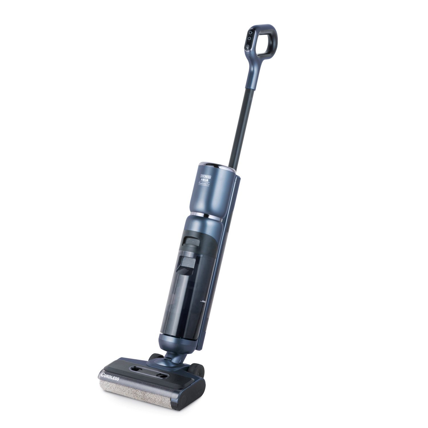 Thomas Akku-Saugwischer AQUA FloorCleaner Cordless Plus, 150,00 W, beutellos, 35 Min. Akkulaufzeit, zusätzliche Reinigungsrolle