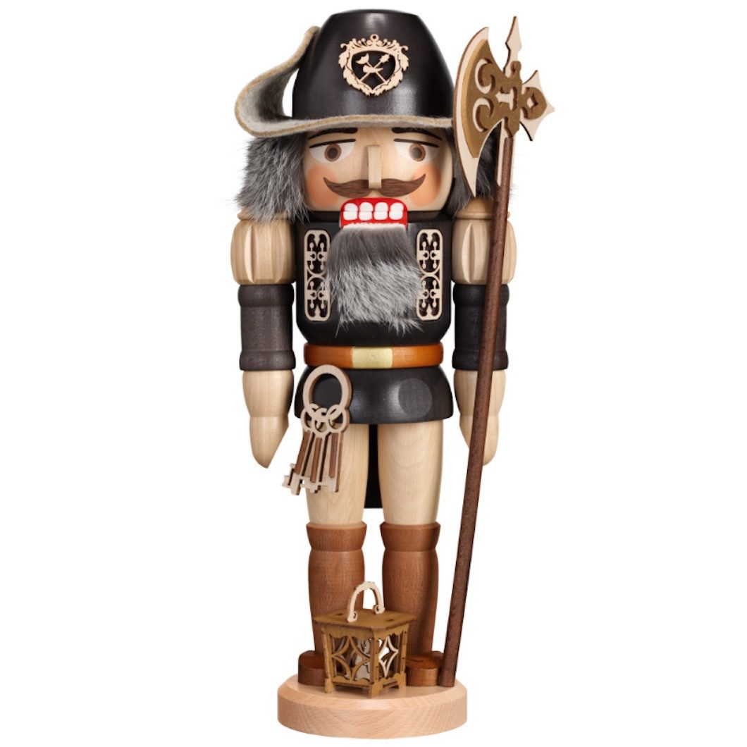 Zeidler Holzkunst Nussknacker Nachtwächter - Höhe 41 cm - Handarbeit aus dem Erzgebirge, (1-tlg), Handarbeit aus dem Erzgebirge