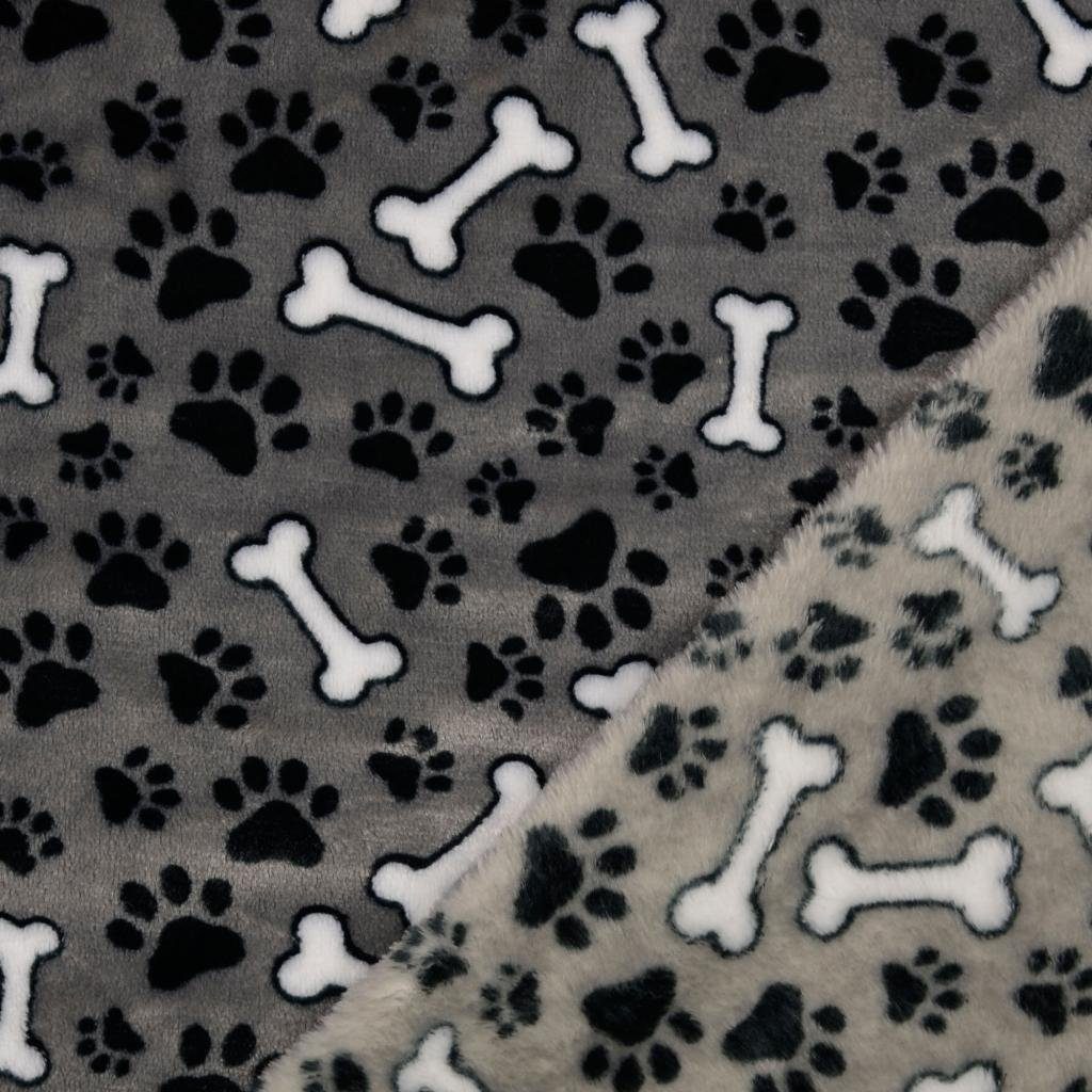 Mate for dogs Tierdecke Hundedecke Struppi, große kuschlige Fleecedecke 150x190 cm