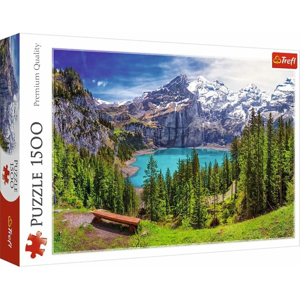 Trefl Puzzle Puzzle Oeschinensee, Alpen 1500 Teile, Puzzleteile günstig online kaufen