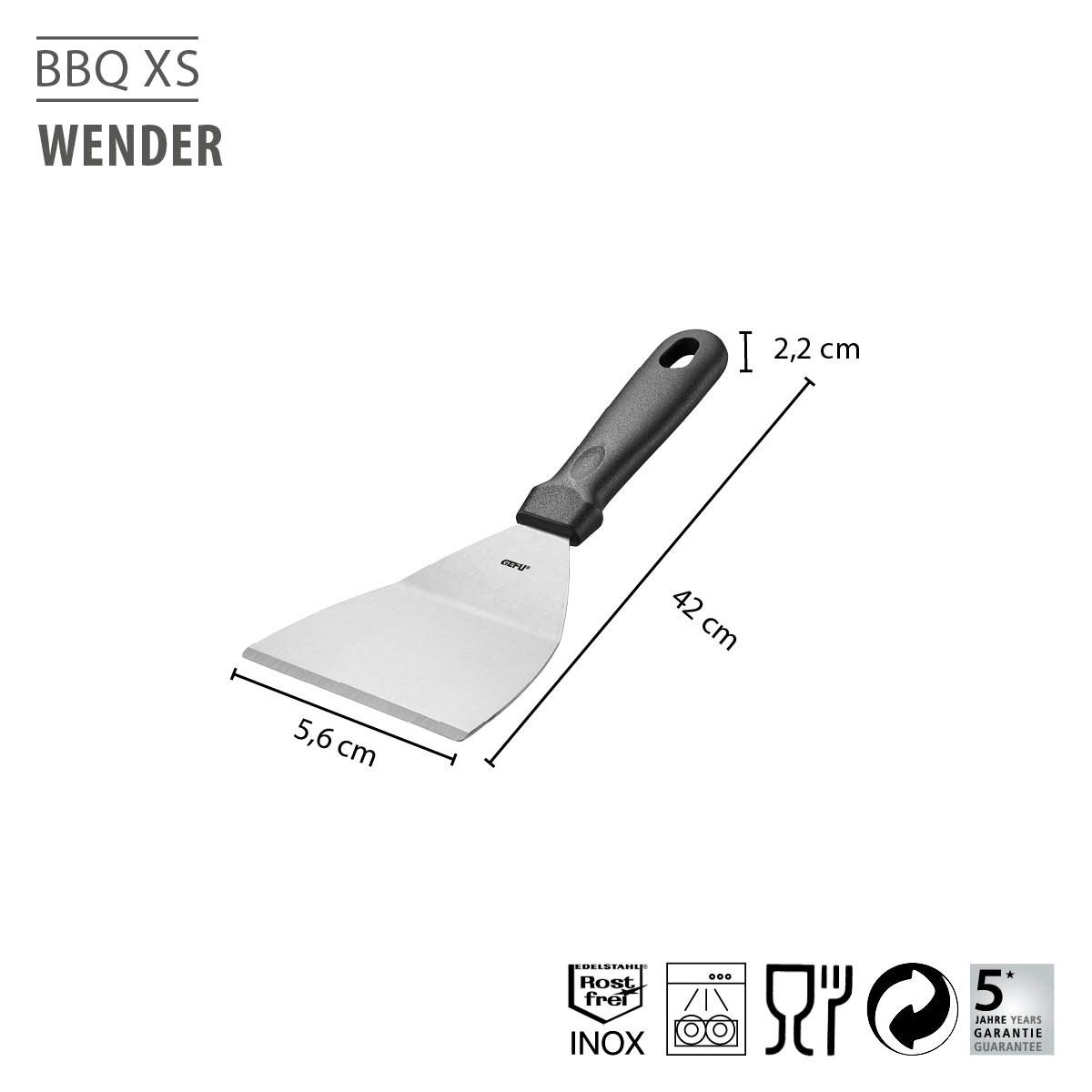 GEFU Grillwender Wender BBQ XS