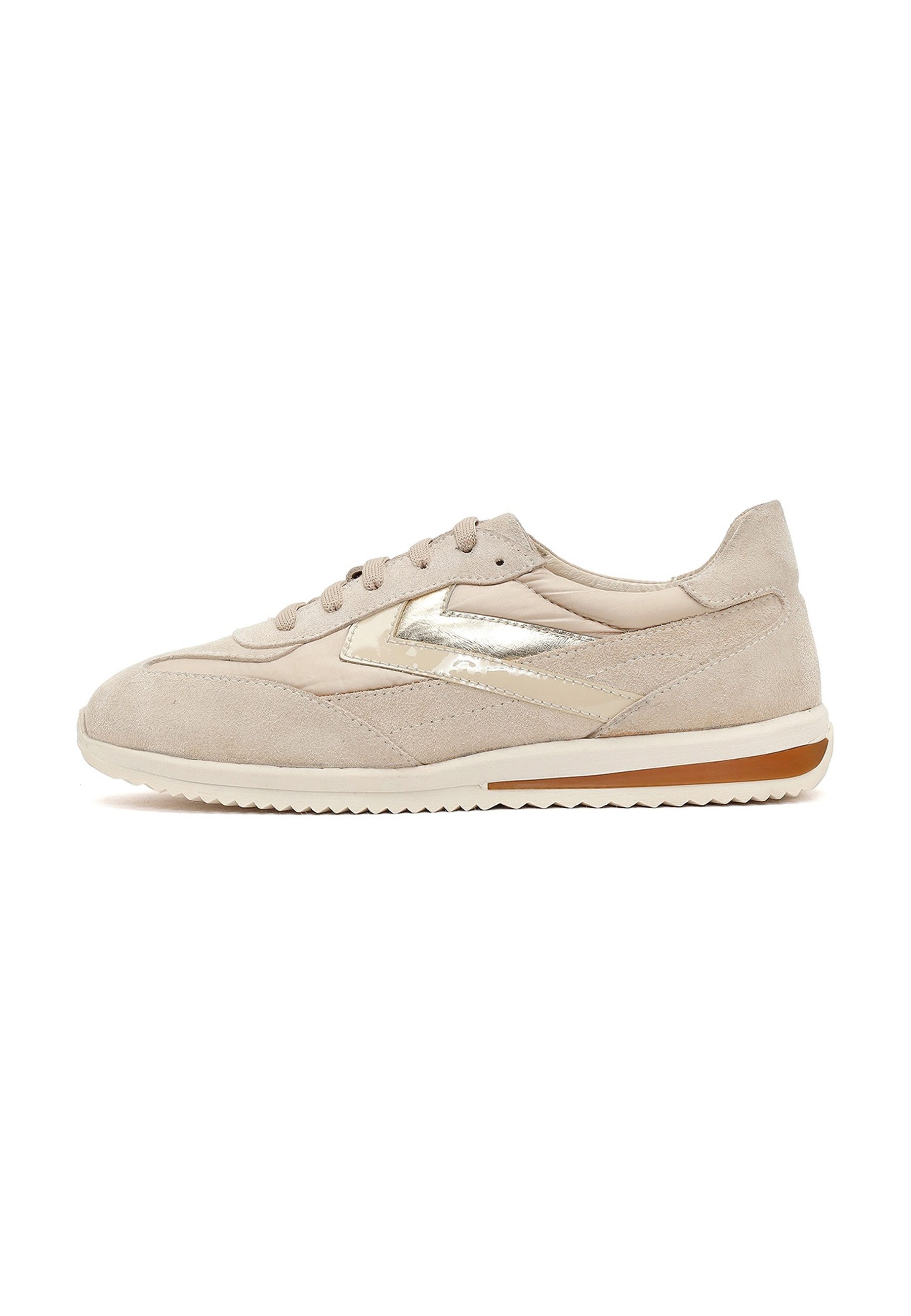 Derimod Sneaker aus Veloursleder Sneaker Echtes Leder, Lederfutter, TPU-Sohle, Schnürverschluss, Alltagskomfort