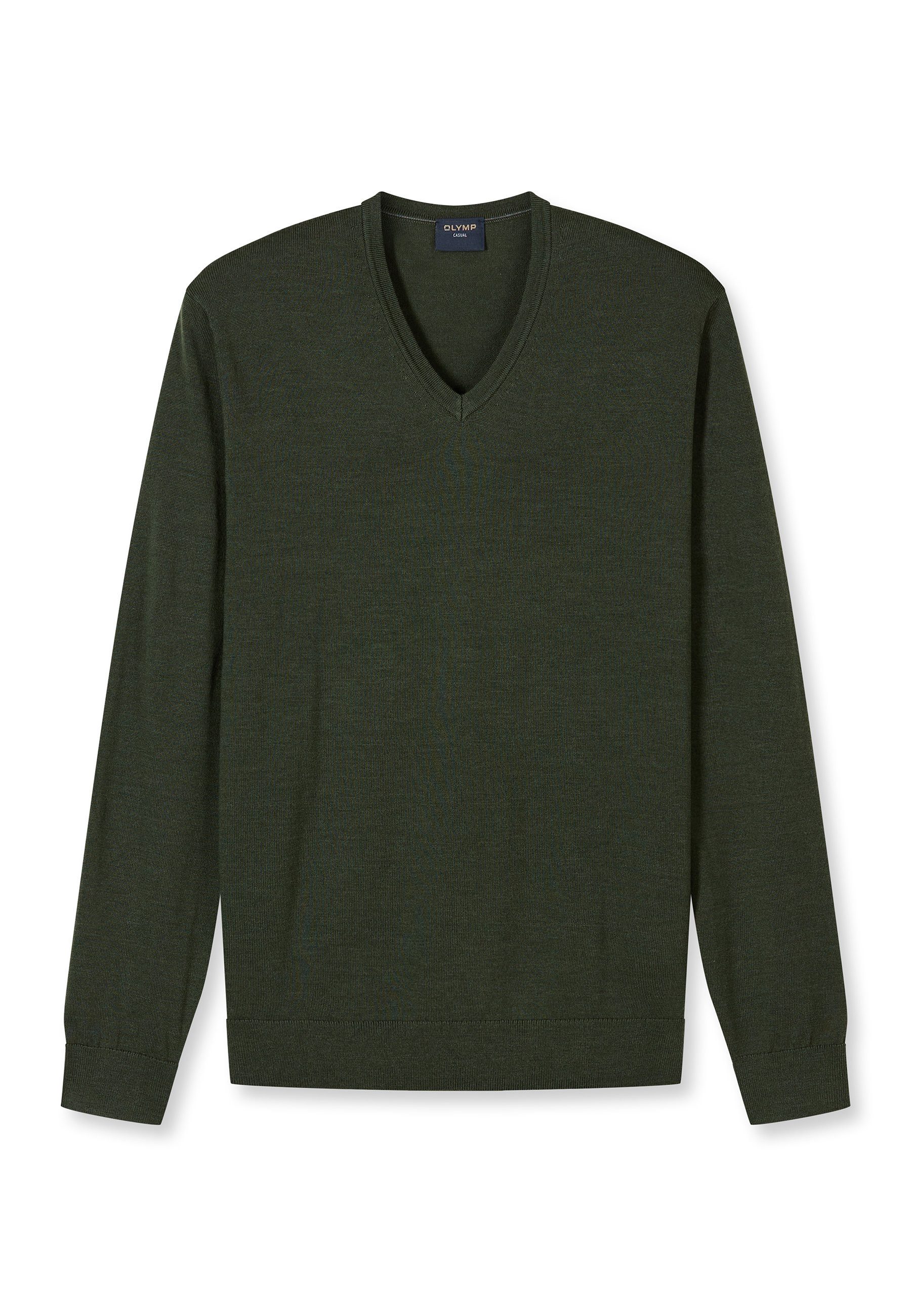 V-Ausschnitt-Pullover OLYMP Strick Casual