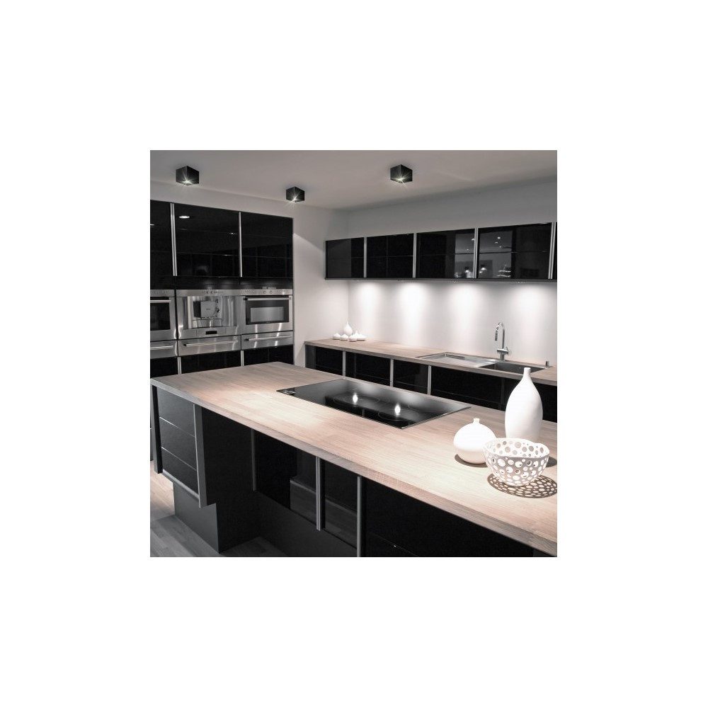 Spectrum Aufbauleuchte LED Chloe GU10 schwenkbar Deckenleuchte IP20 downlight max.10W eckig, Kein Leuchtmittel enthalten, Schwenkbar