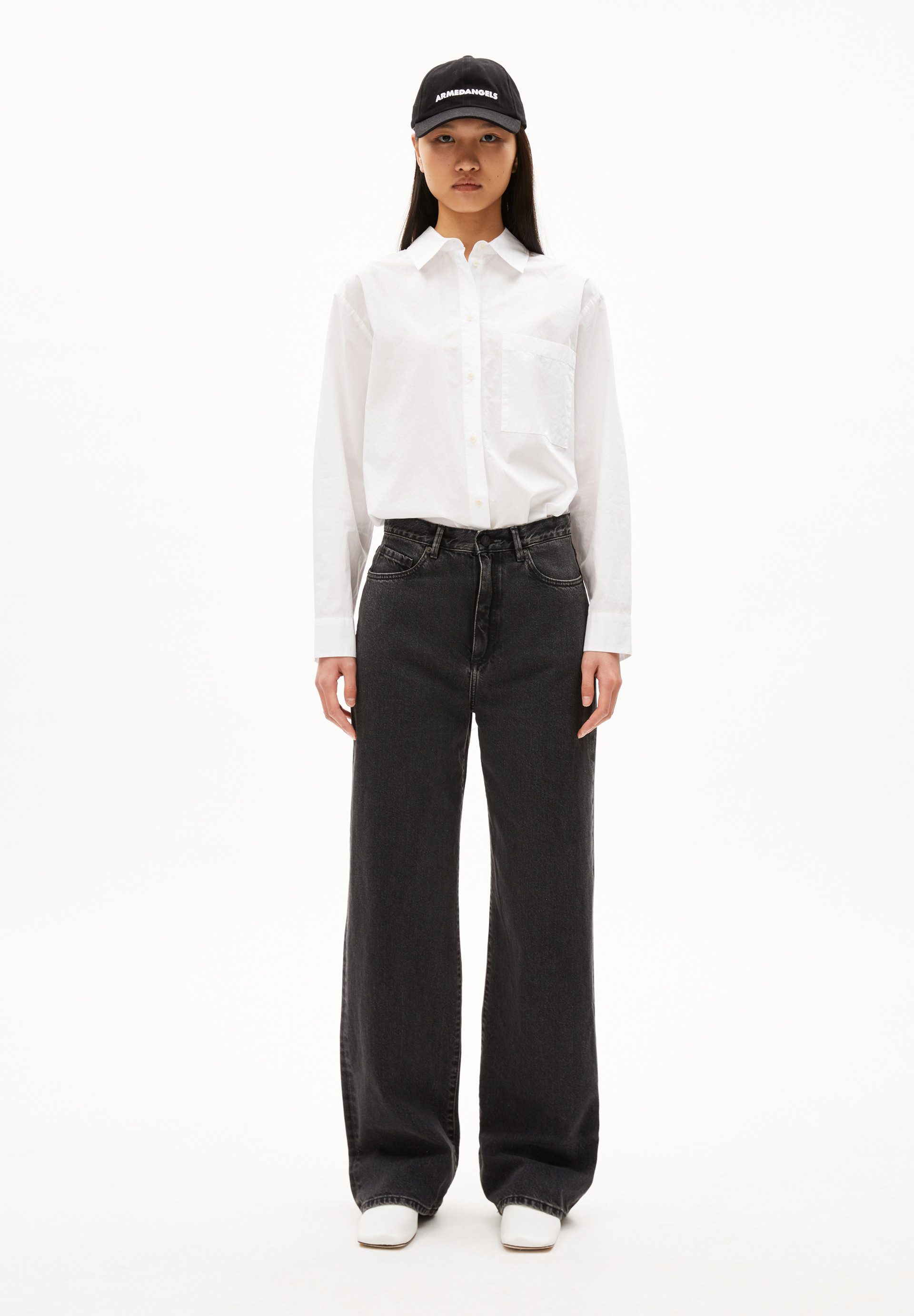 Armedangels Boyfriend-Jeans ENIJAA Wide Jeans recycelte günstig online kaufen