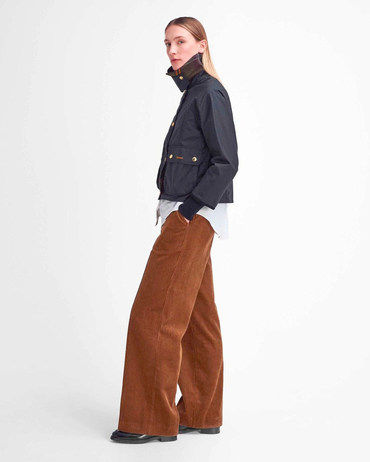 Barbour Allwetterjacke Wachsjacke Cropped Beadnell
