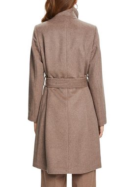 Esprit Collection Wollmantel Recycelt: Mantel aus Wollmix mit Kaschmir