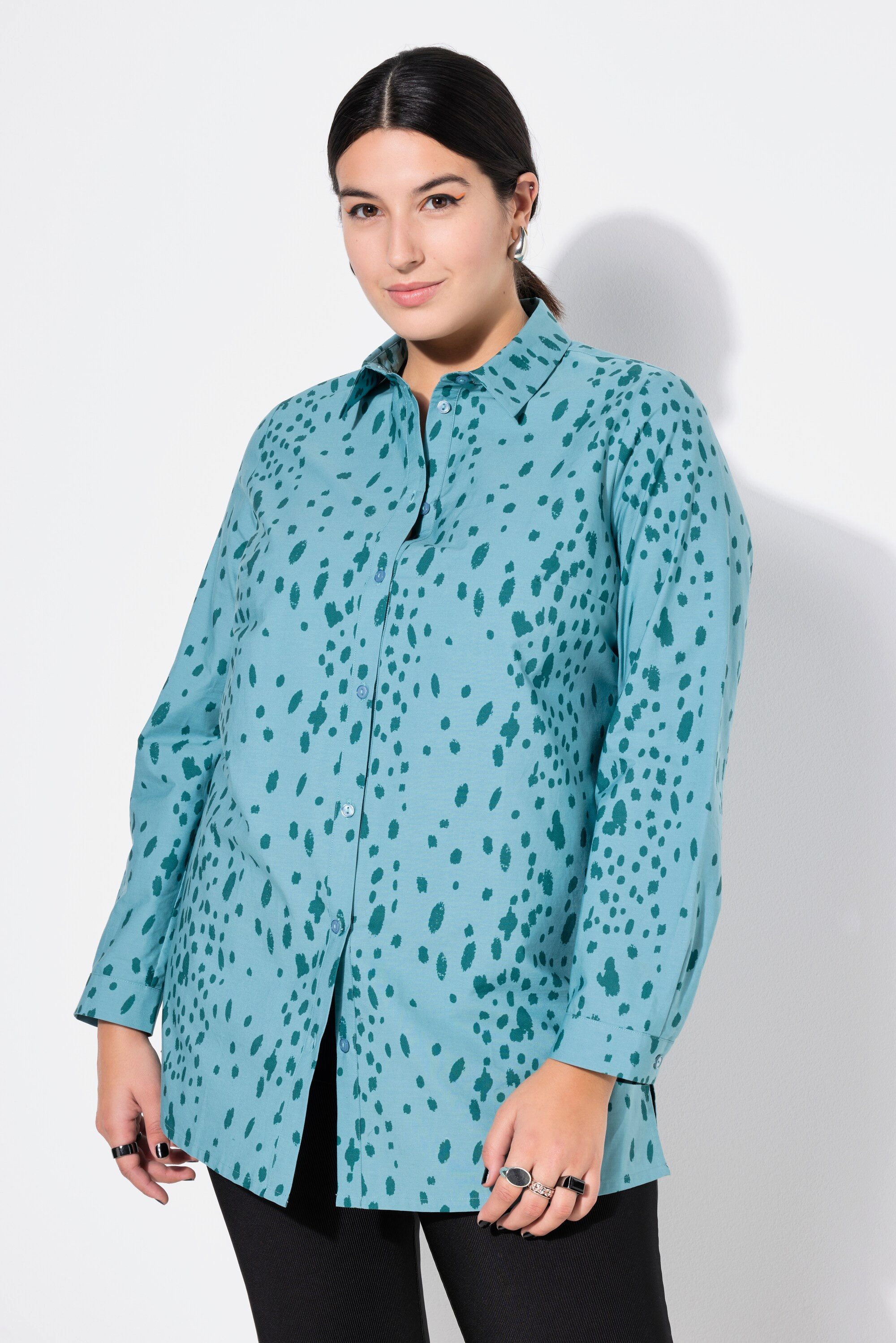 Studio Untold Longbluse Hemdbluse Boxy Shape günstig online kaufen