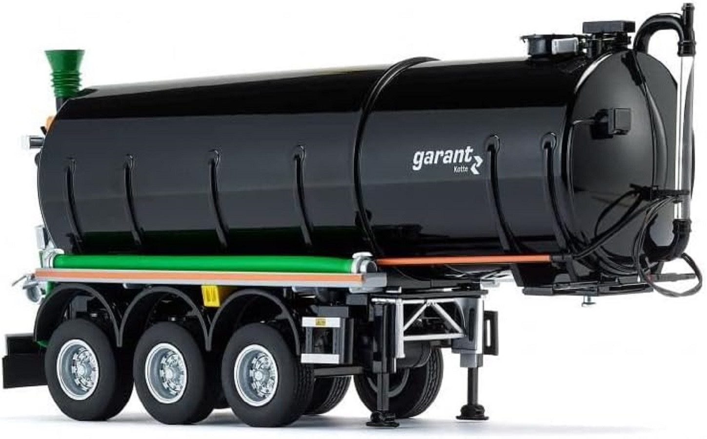 Wiking Modelltraktor WIKING Kotte Tanksattelauflieger garant TSA 30.000 schwarz, Maßstab 1:32