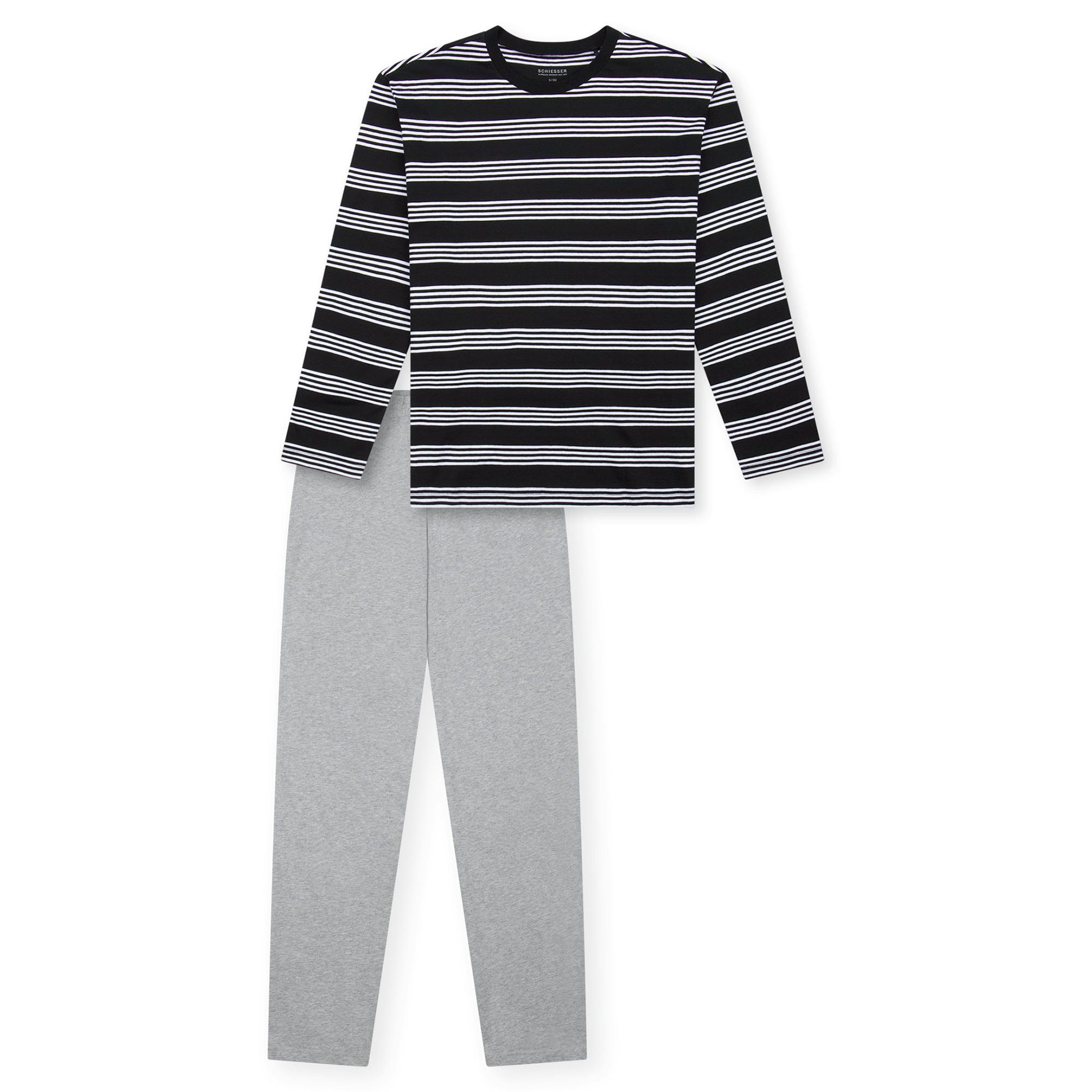 Schiesser Pyjama Jungen Pyjama Baumwolle Teens Nightwear (2 tlg)