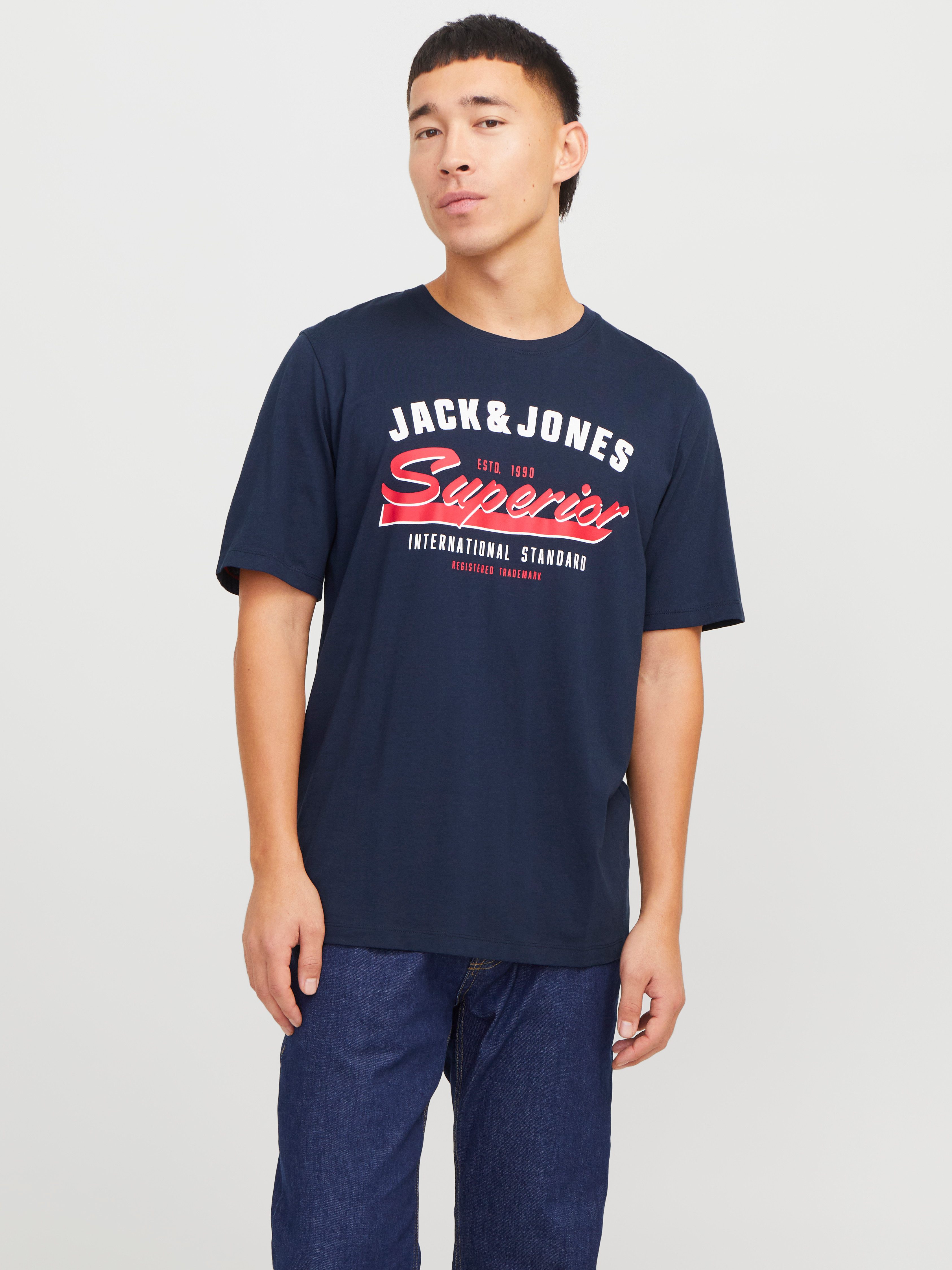 Jack & Jones Rundhalsshirt JJELOGO TEE günstig online kaufen