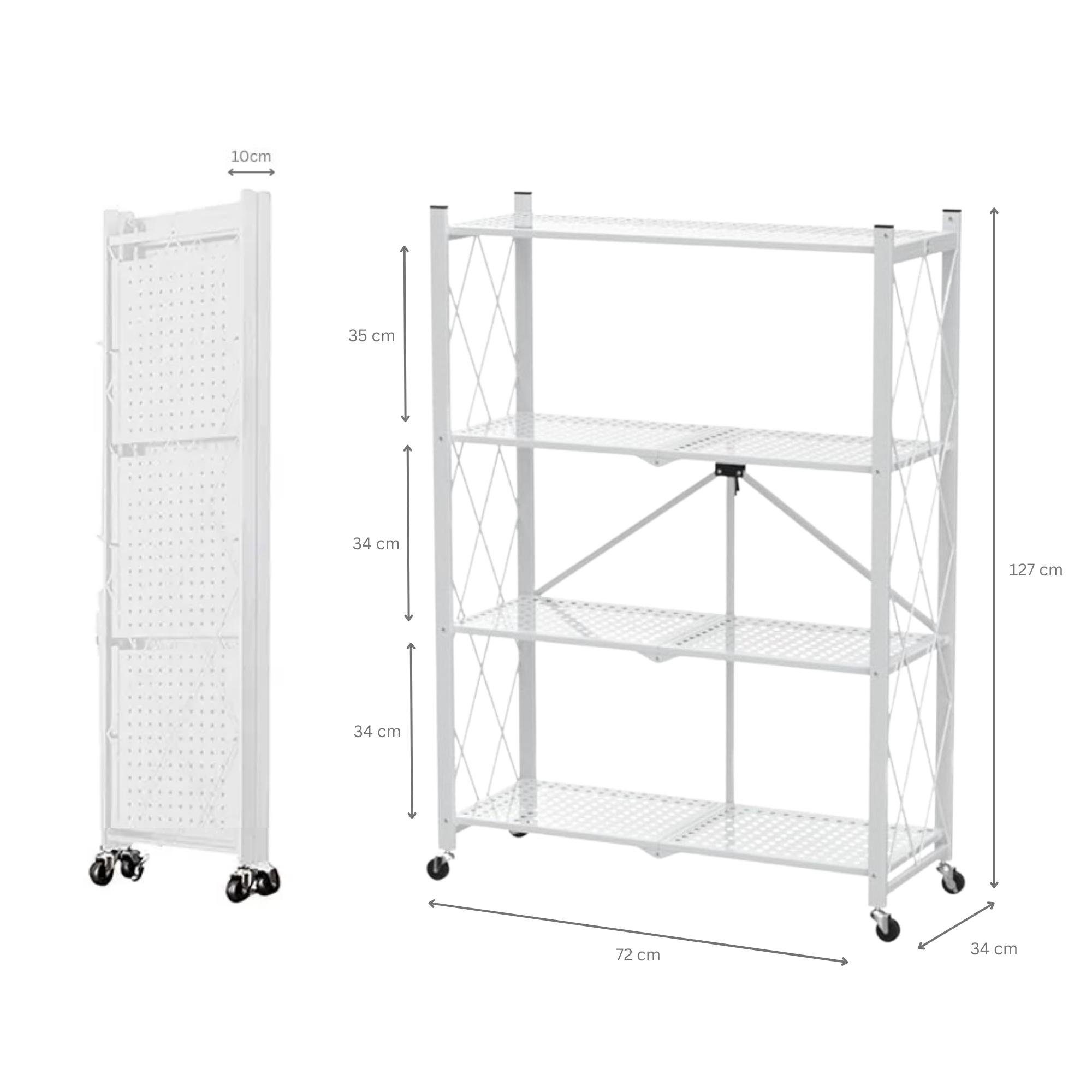 BERLINLODGE® Standregal KLAP klappbares Regal, 3-5 günstig online kaufen